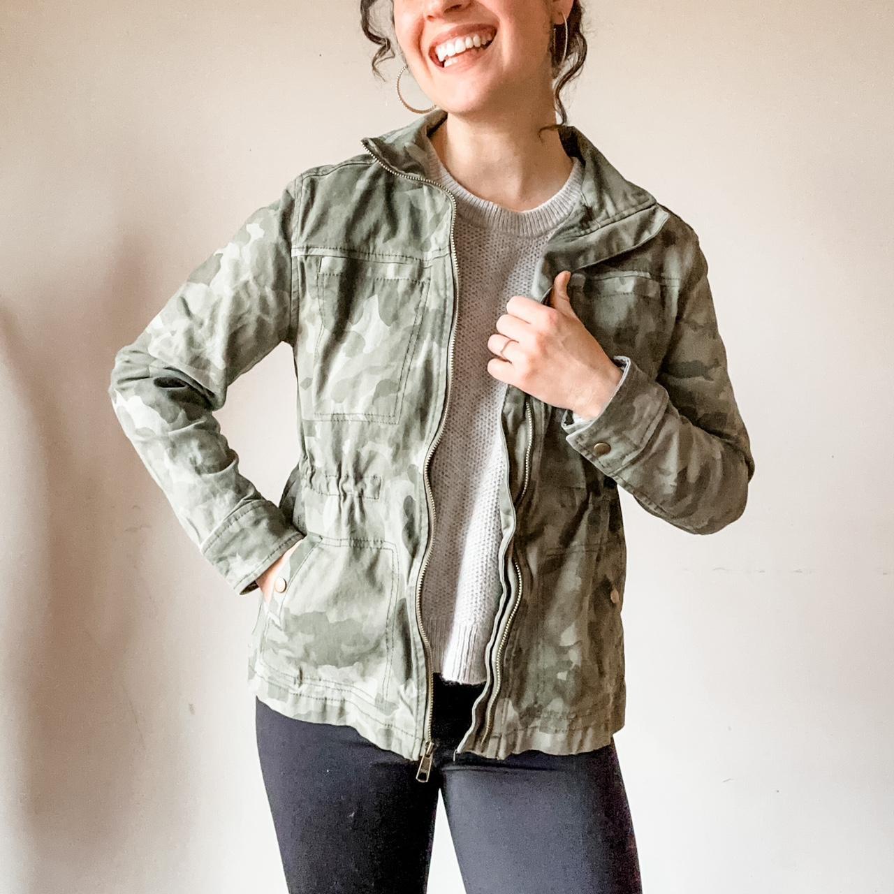 Old navy clearance camo jacket womens