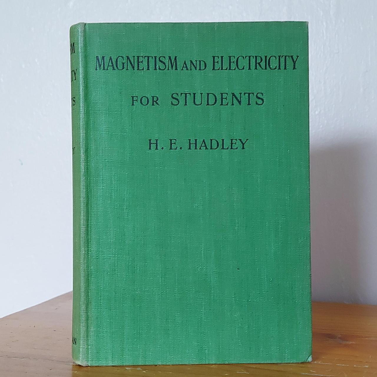 Magnetism and electricity for students Hardback... - Depop