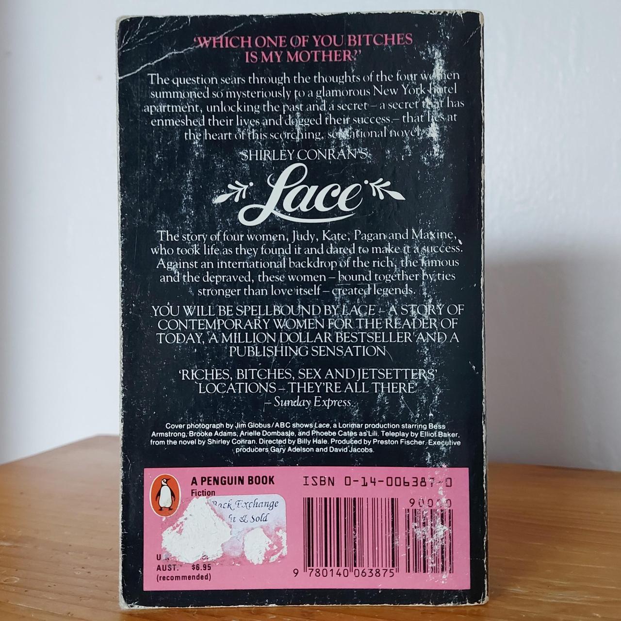 LACE by SHIRLEY CONRAN , 1984 Paperback Book , Four