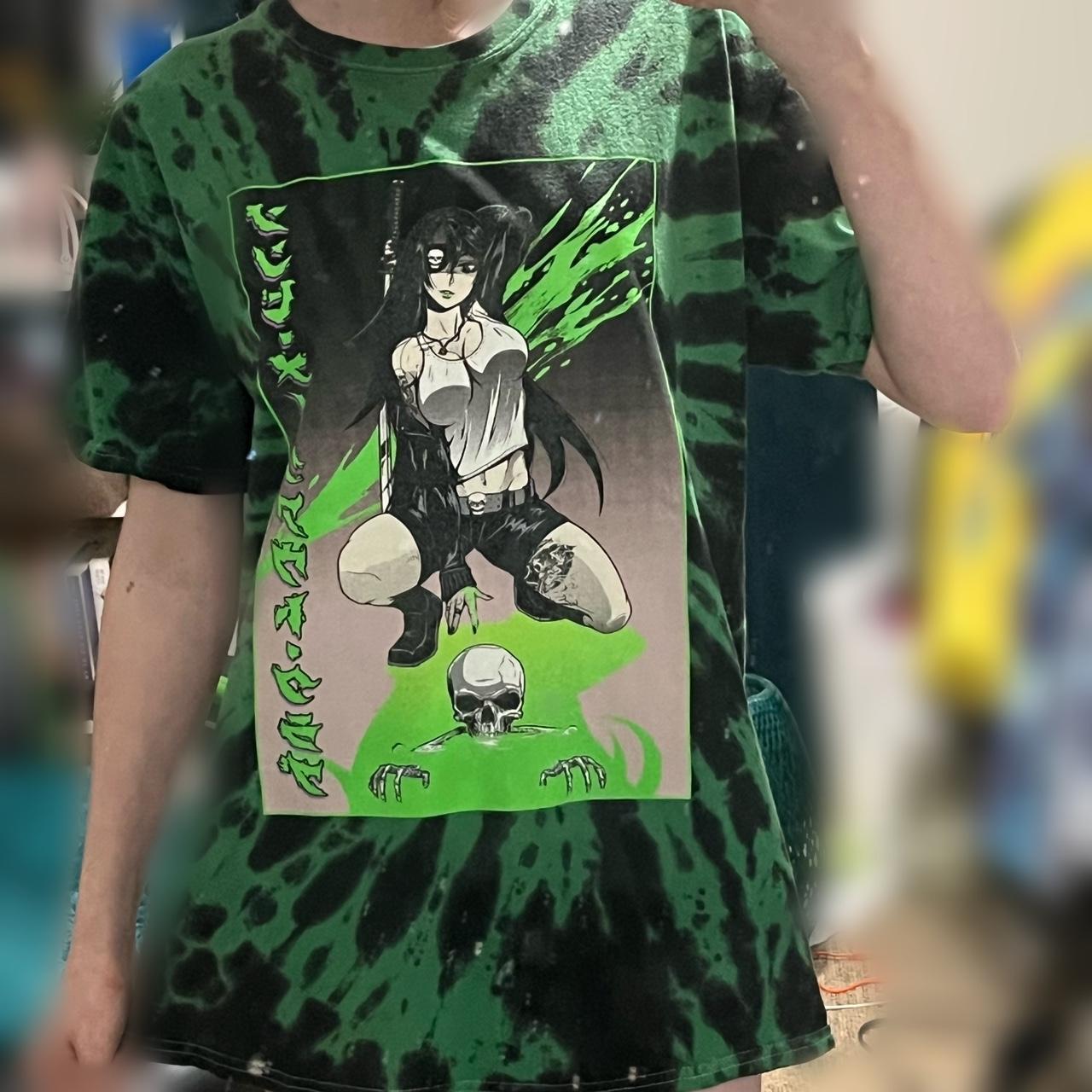 Anime Green Face T-Shirt in Amman | Joi Gifts