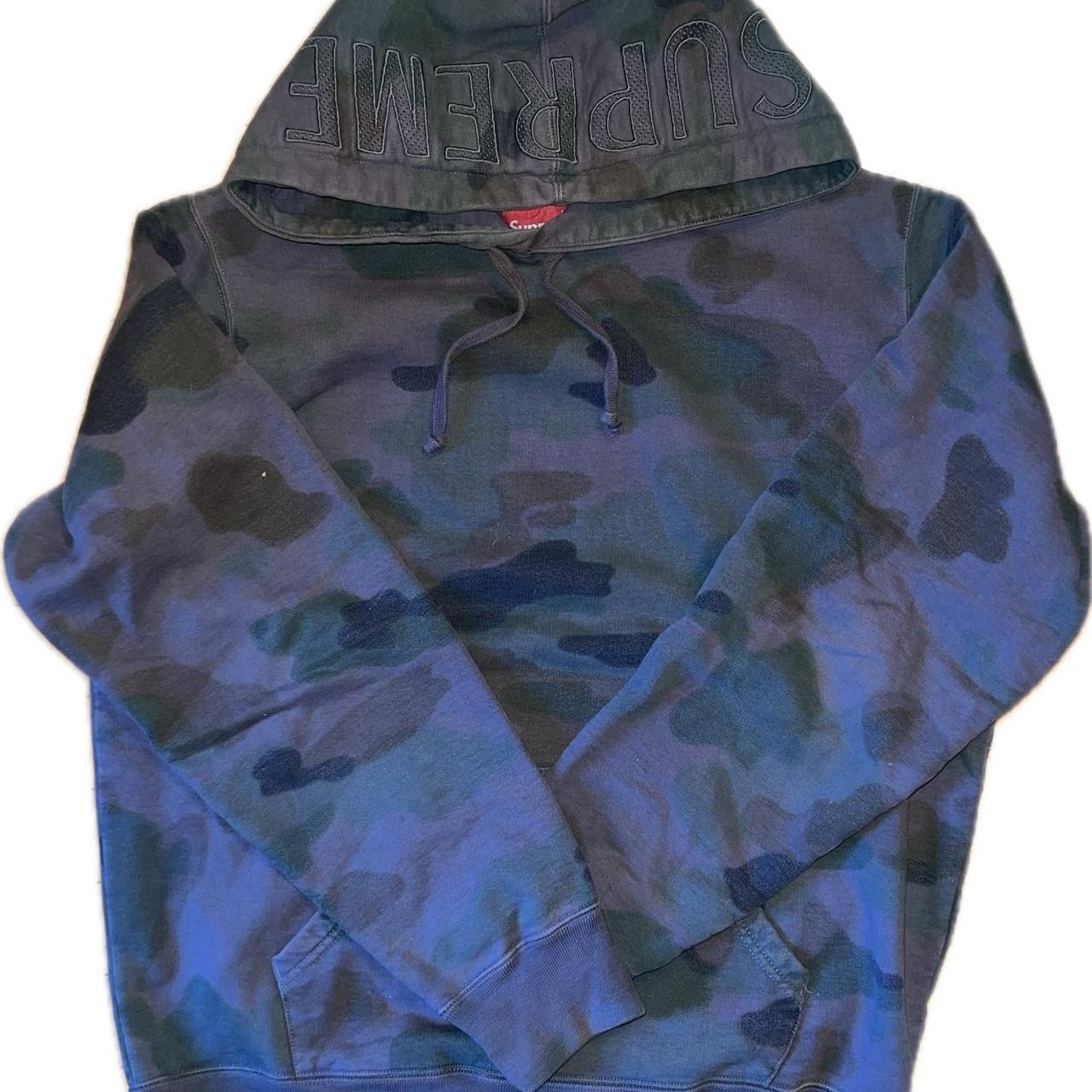 Supreme overdyed hoodie camo sale