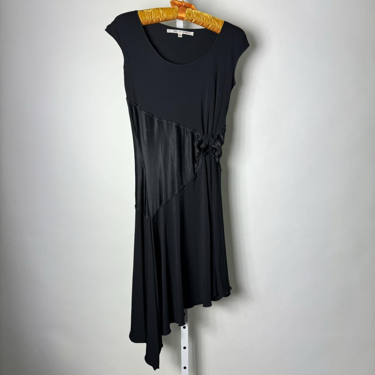 Sold Asymetrical stretchy Black dress size XS