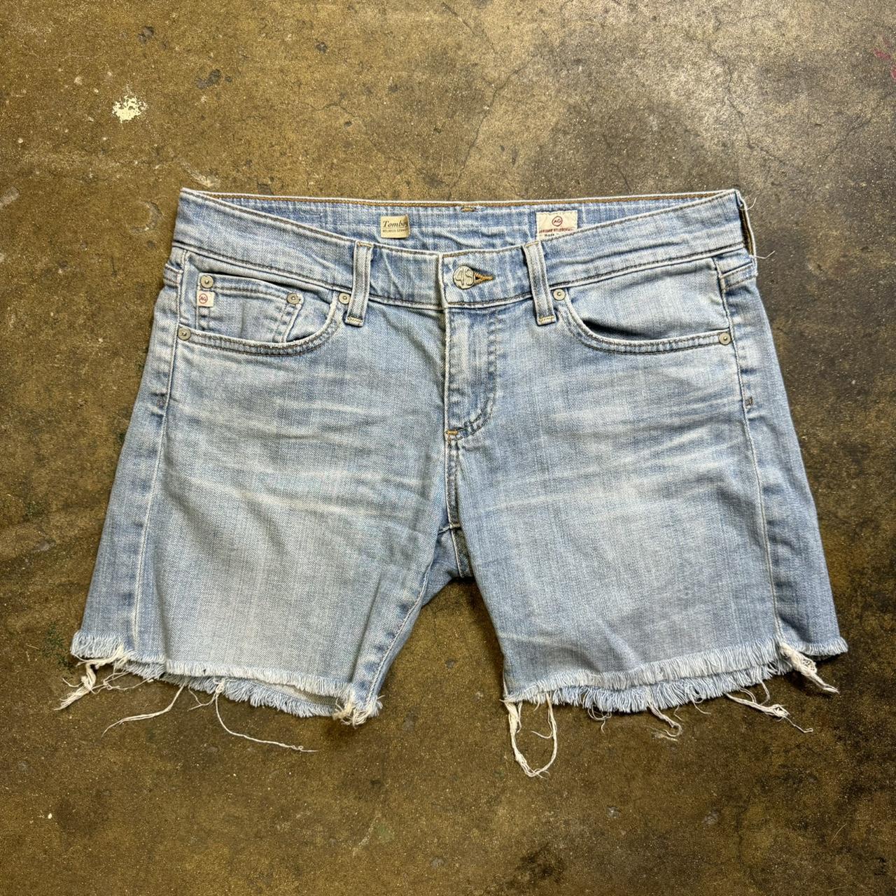 AG Jeans Women's Shorts Blue 28 – AG Cut Off Jorts Tomboy