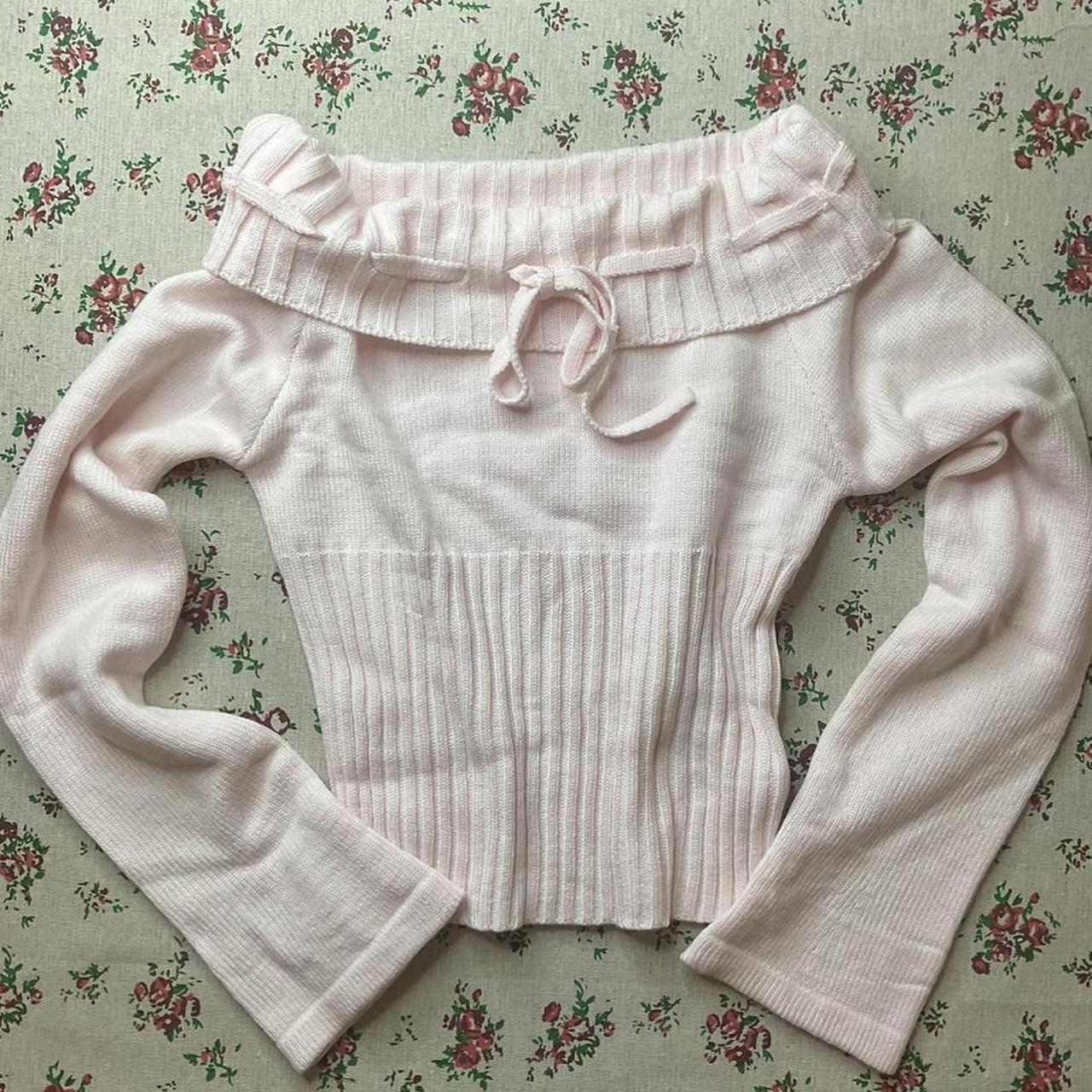 Pink Balletcore Jumper The Cutest Pale Pink Depop