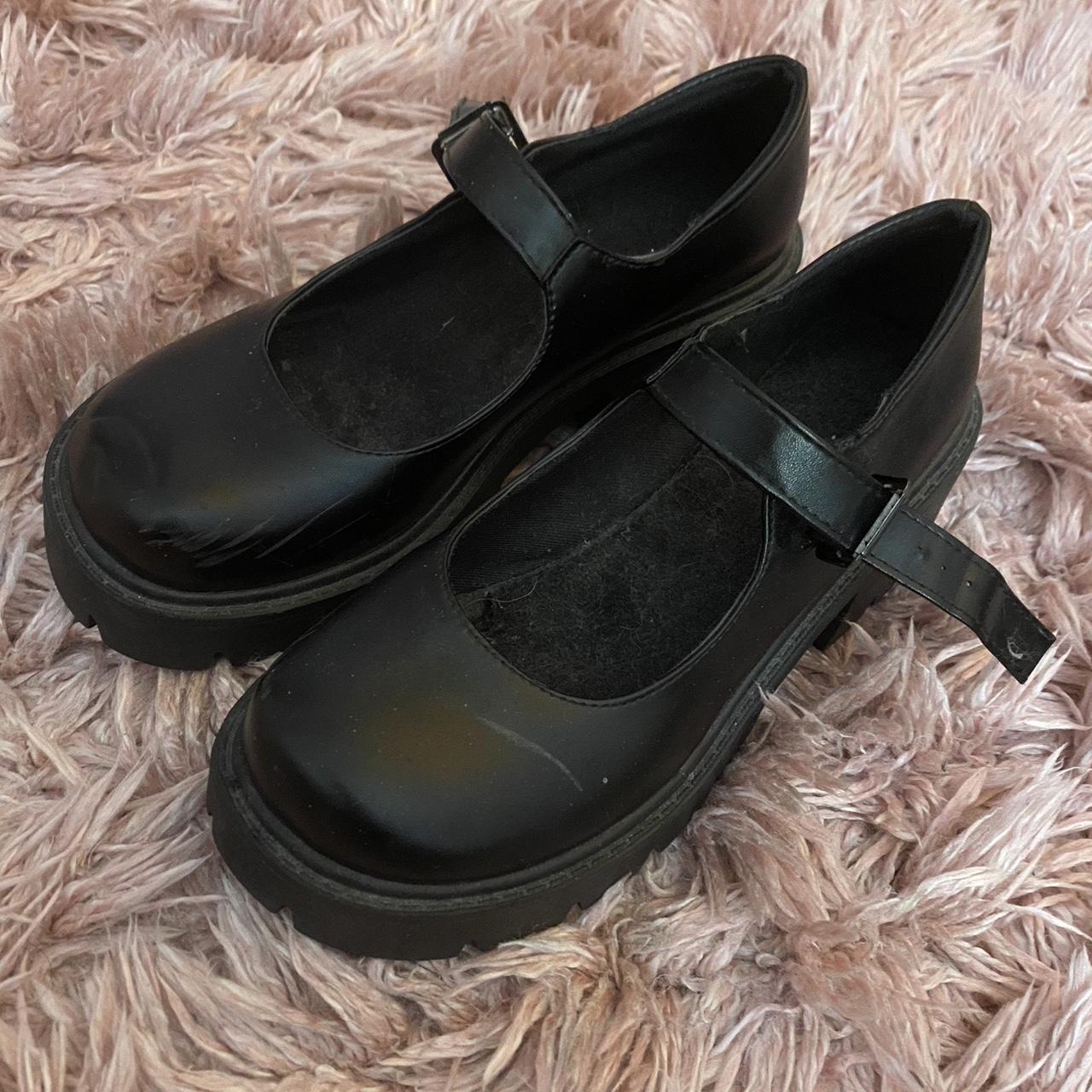 SHEIN Women's Black Oxfords | Depop