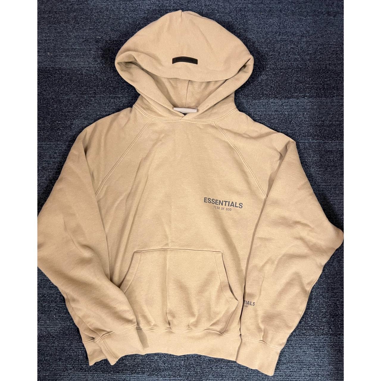 Fear of outlet god tan hoodie