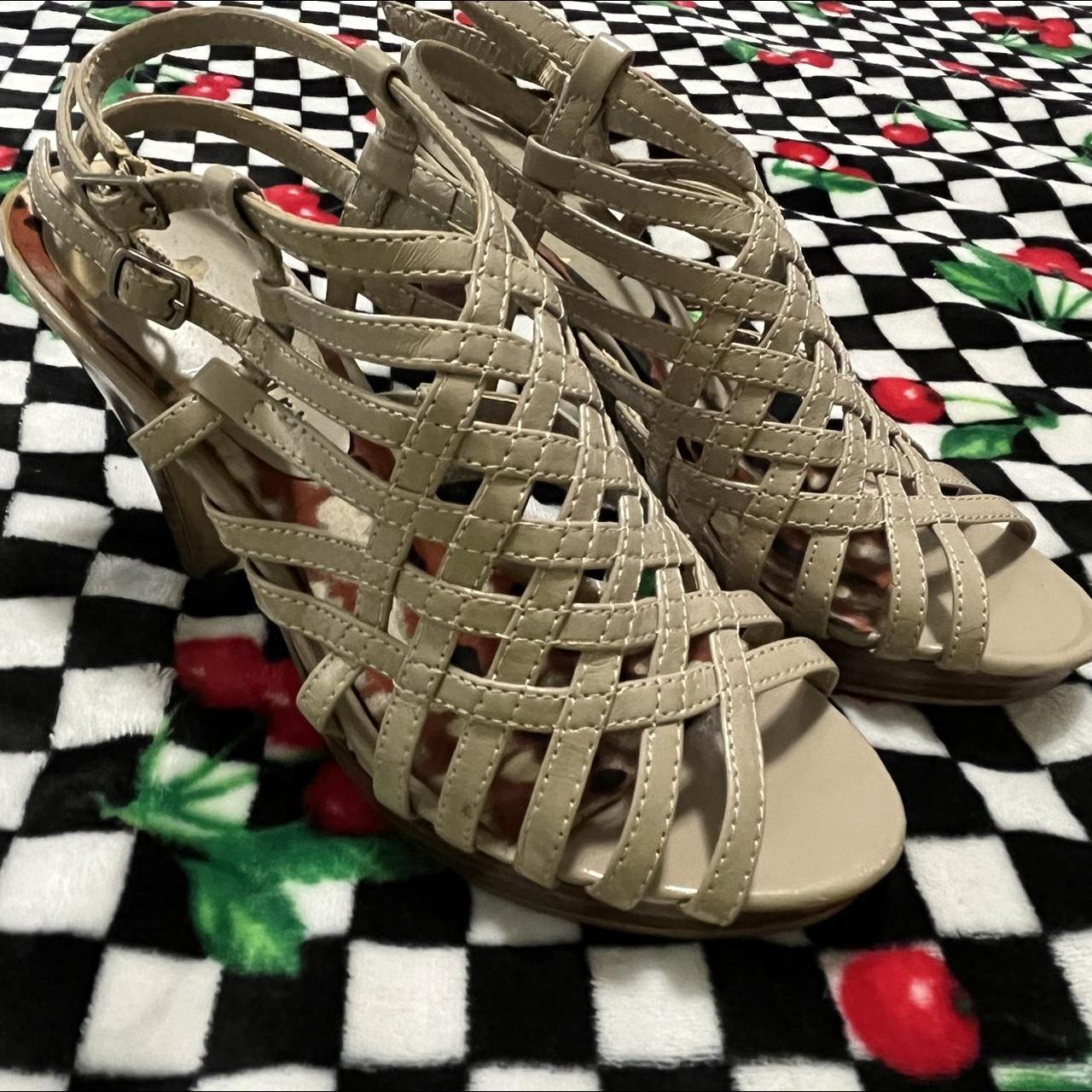 Madden Girl lattice heels Offer some welcomed! 💜... - Depop