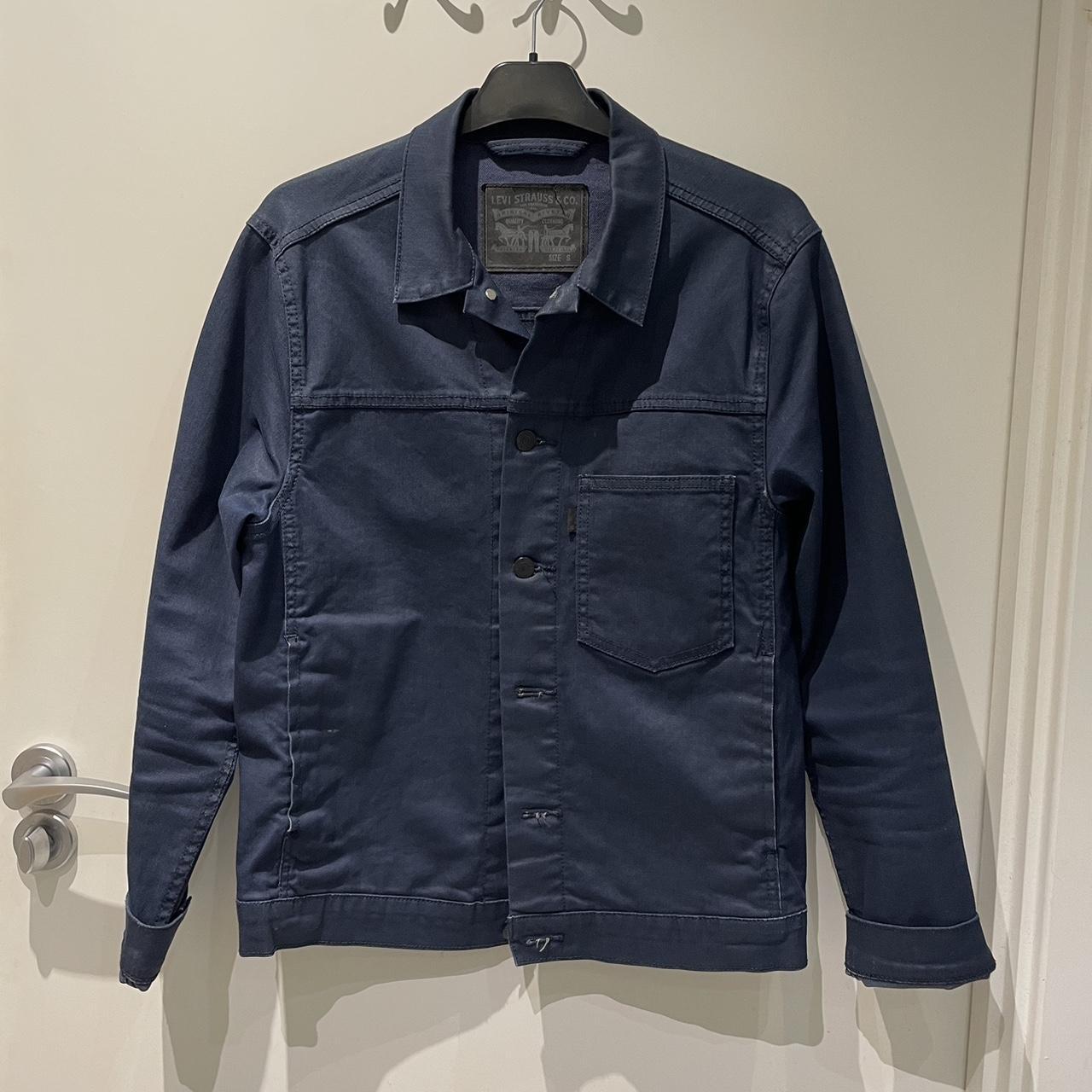 Levis black label indigo denim jacket, Vintage