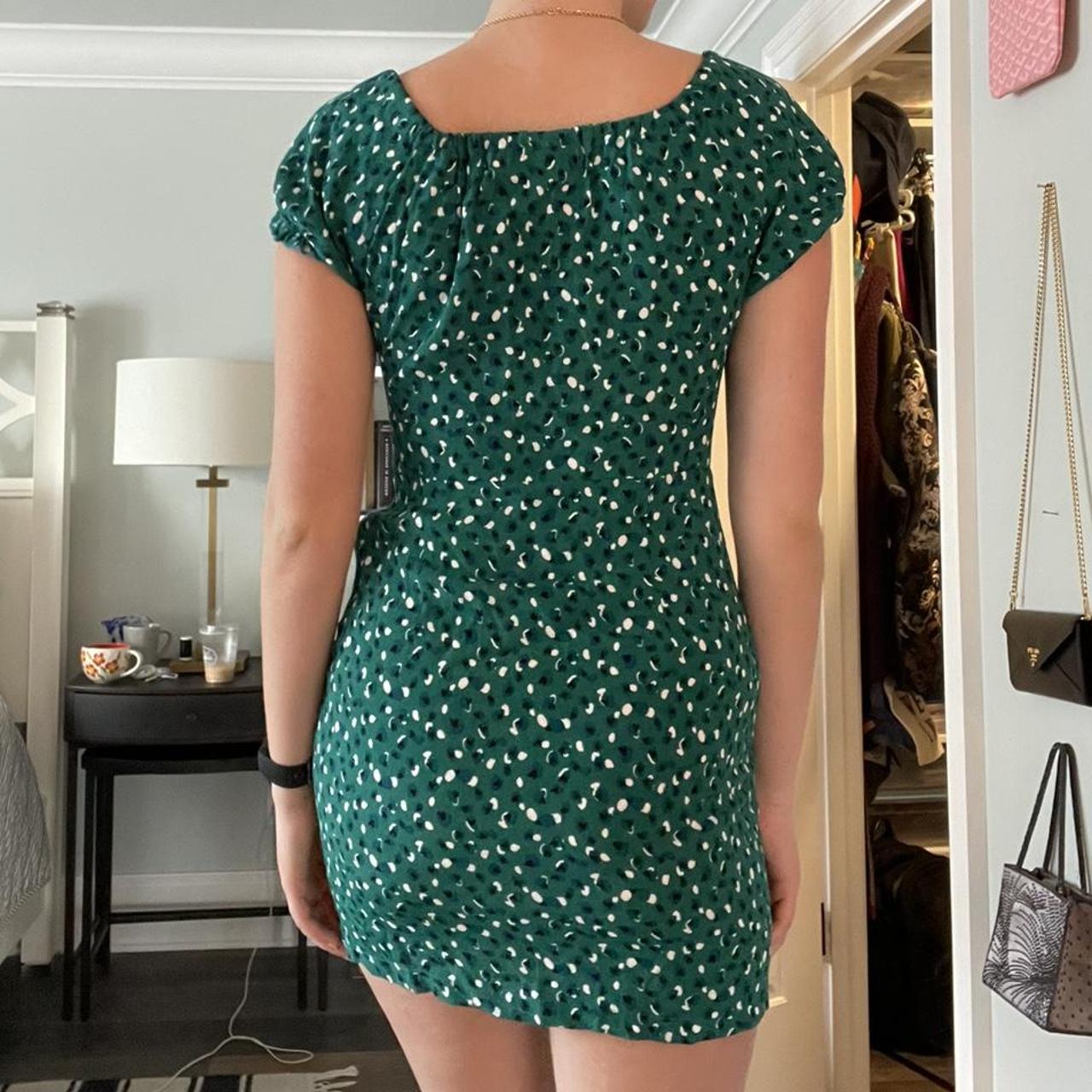 VERGE GIRL DRESS green verge girl mini dress.... - Depop