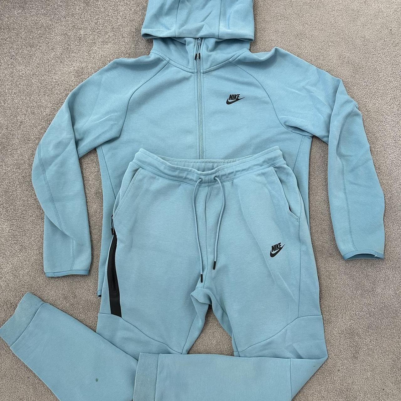 “RARE” Nike baby blue tech-fleece. extremely good... - Depop