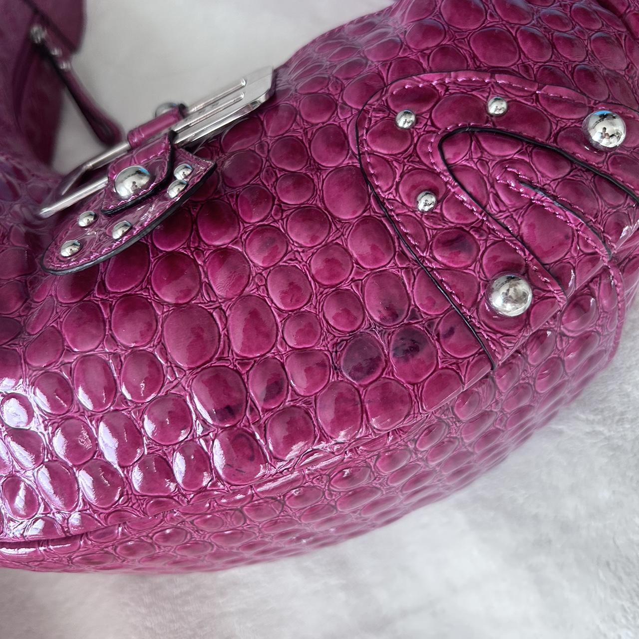 Vintage Y2K Guess Snakeskin Pink Purse Has Depop