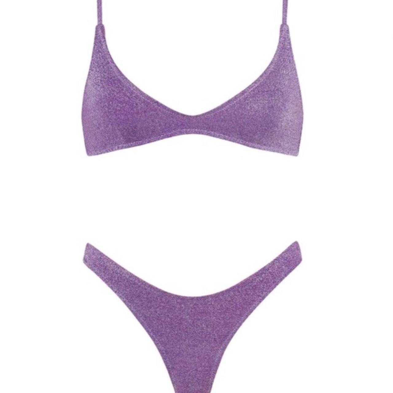 Triangl Maia violet sparkle bikini So cute just not... - Depop