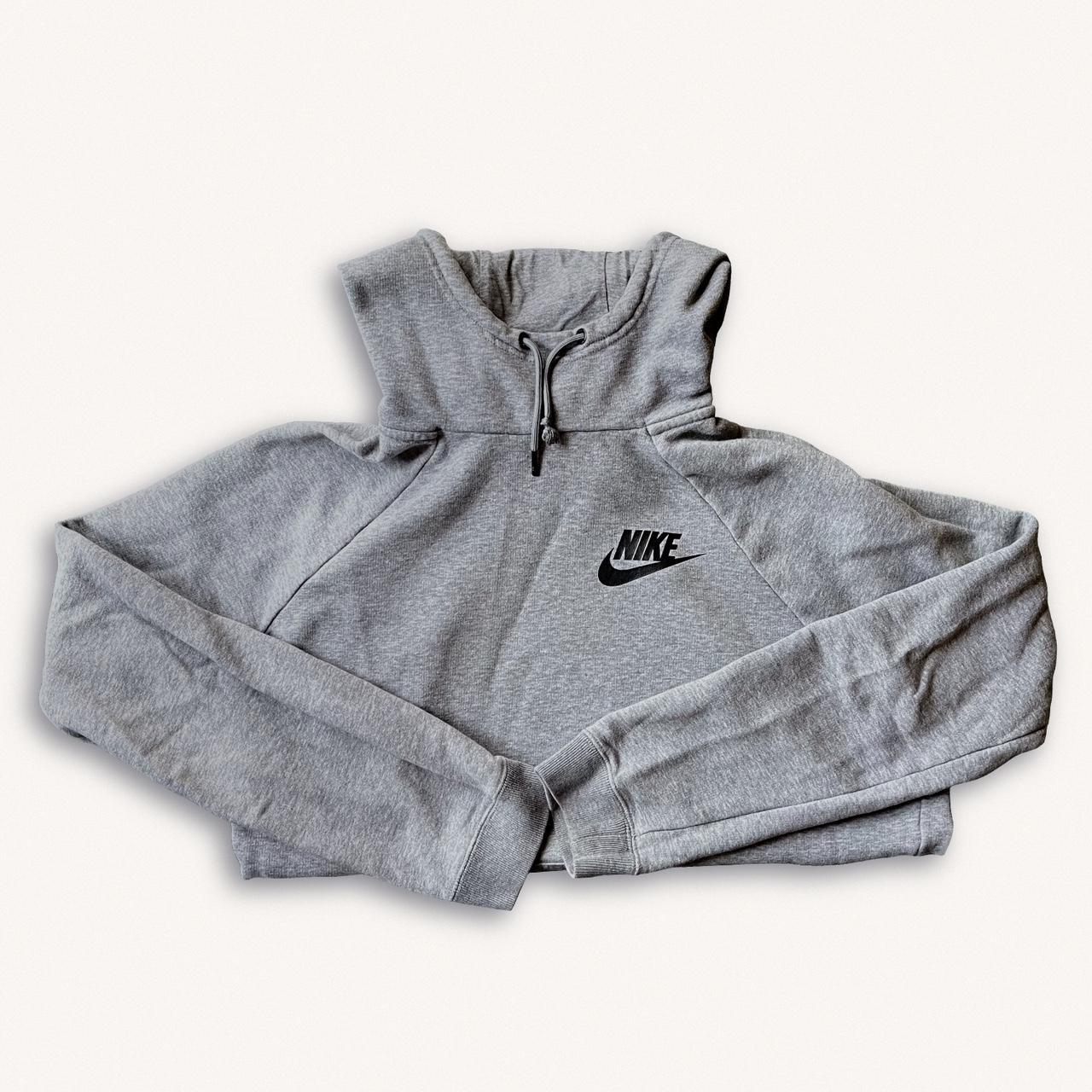 Light Grey Nike Hoodie ⭐️ great condition ⭐️ perfect... - Depop