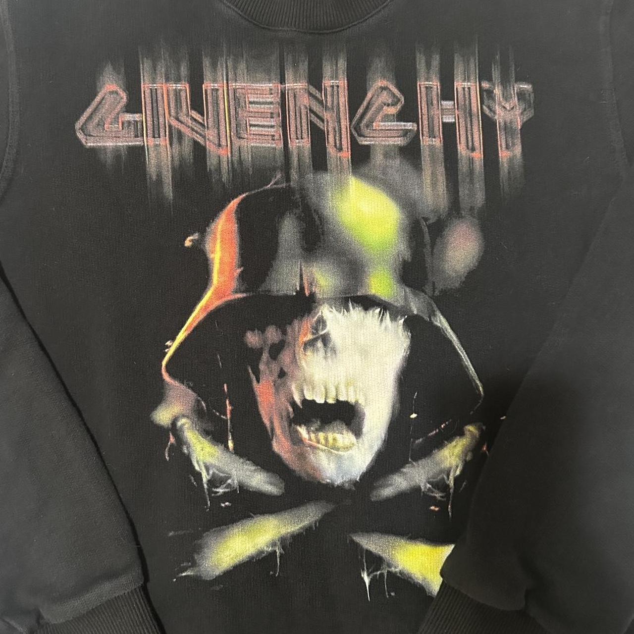 パーカー・フーディ GIVENCHY GIVENCHY SKULL JERSEY HOODIE Givenchy Justin Bieber Skull Hoodie Sweatshirt