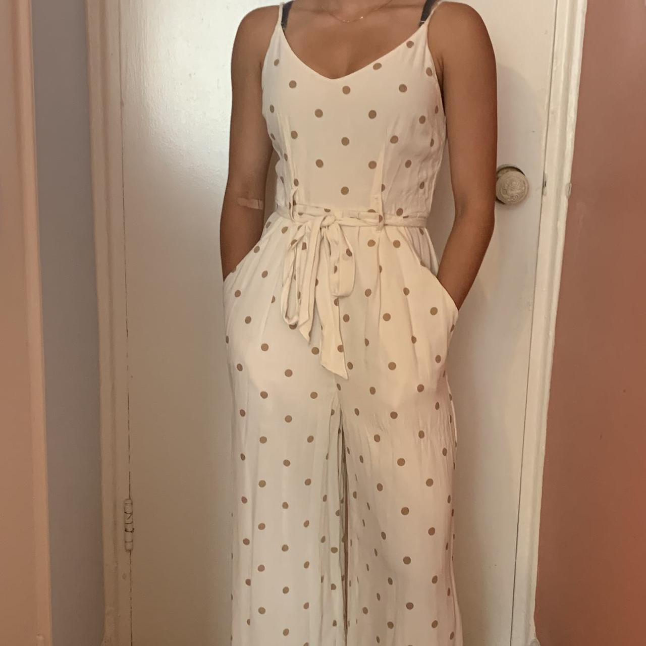 American eagle polka sales dot jumpsuit