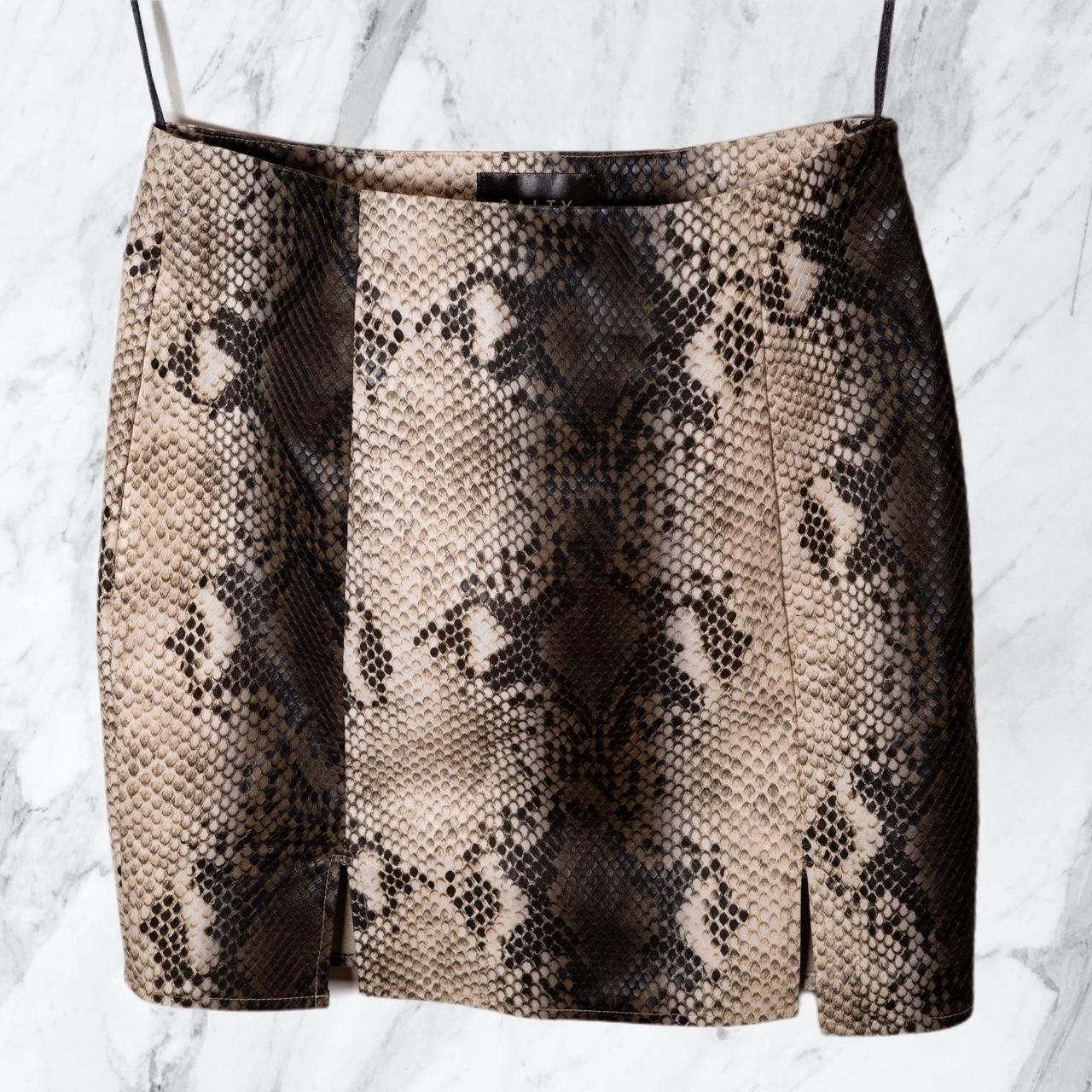 Fake snakeskin skirt best sale