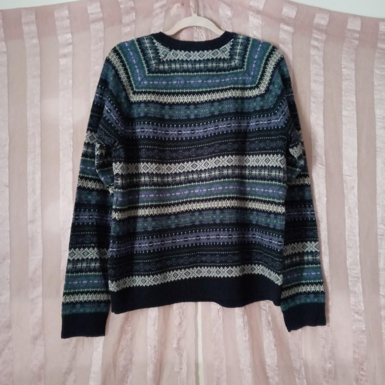 Vintage patterned grandma sweater Branded as coogi... - Depop