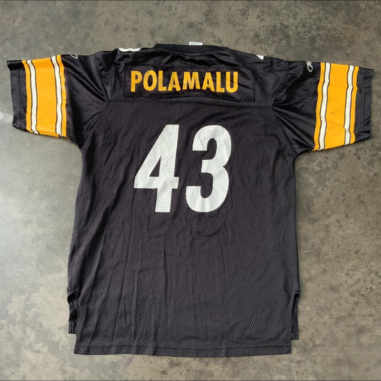 Pittsburgh Steelers Troy Polamalu Jersey #43 - Super - Depop