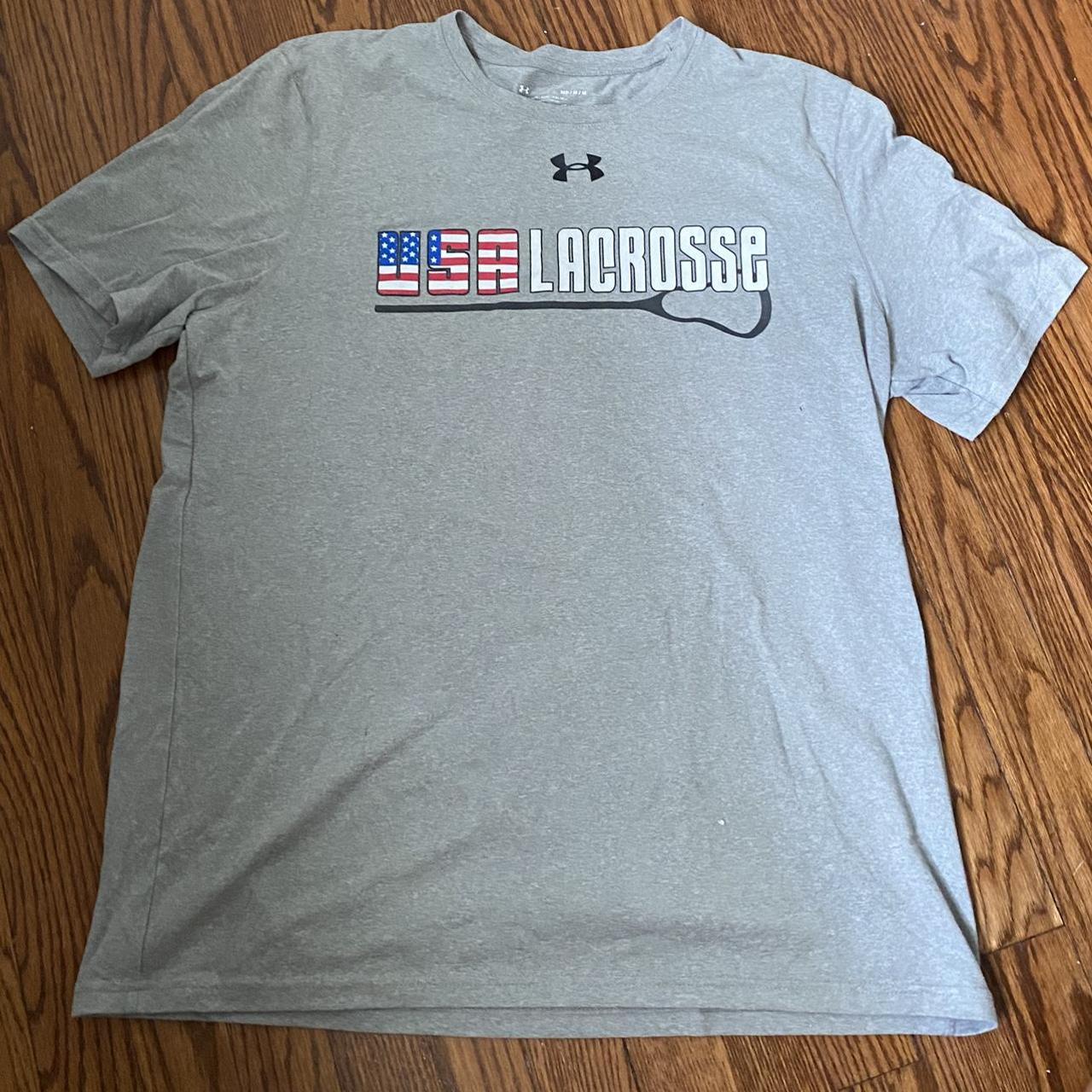 Men’s under armor lacrosse USA shirt Depop
