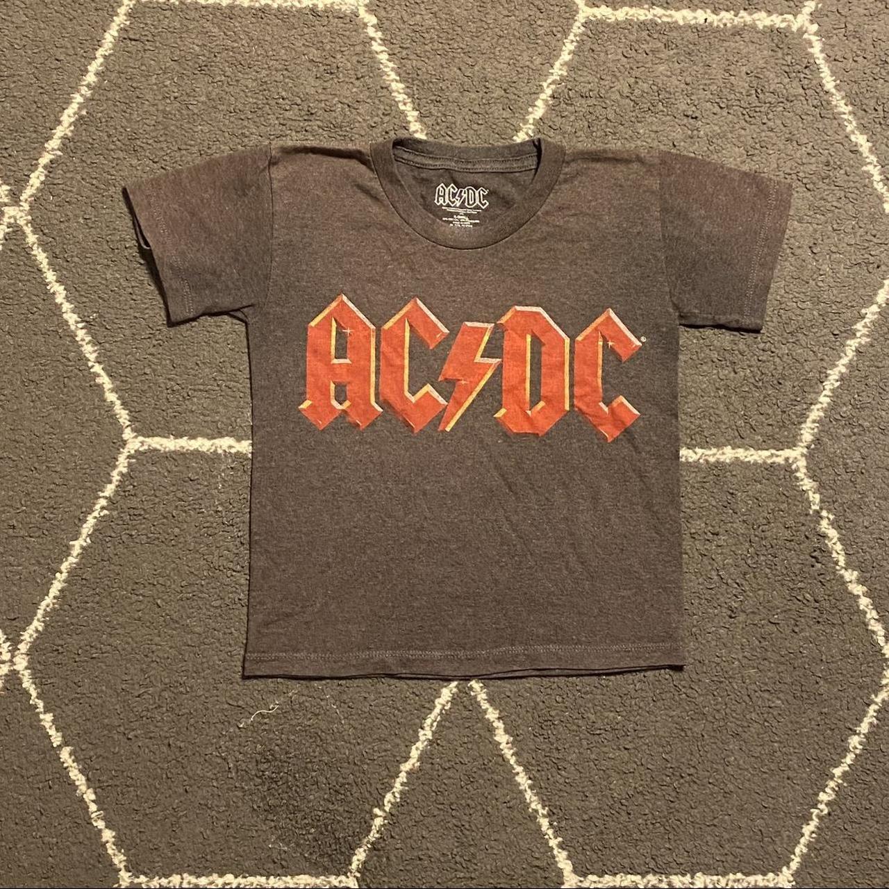 AC/DC baby tee - fits like a crop Measurements... - Depop
