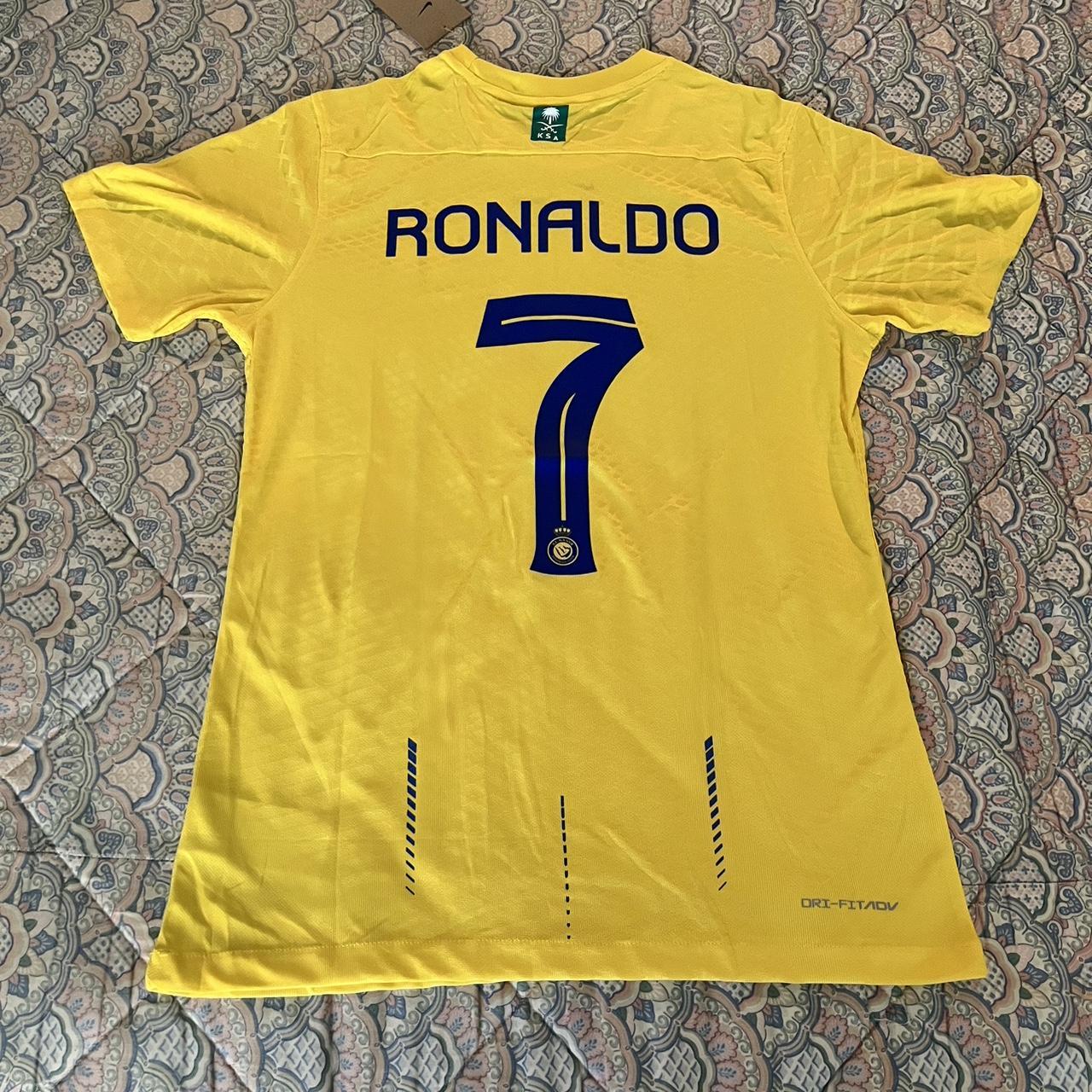 AlNassr CR7 authentic player jersey says size L... Depop