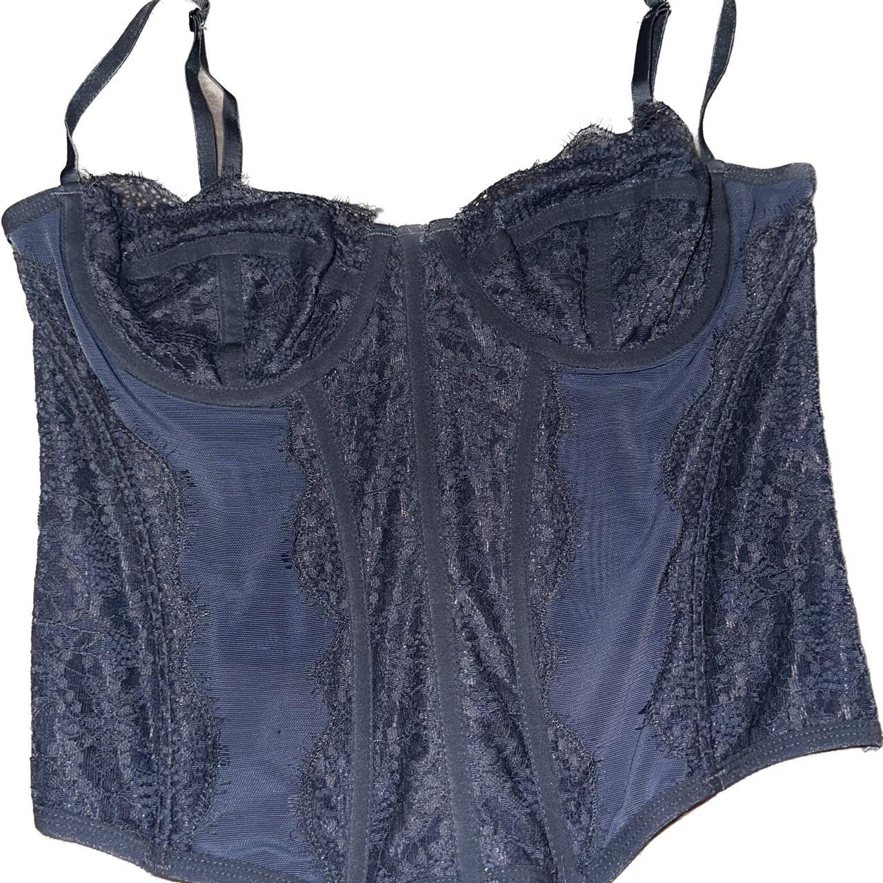 Urban Outfitters Blue Corset Amazing Quality Depop