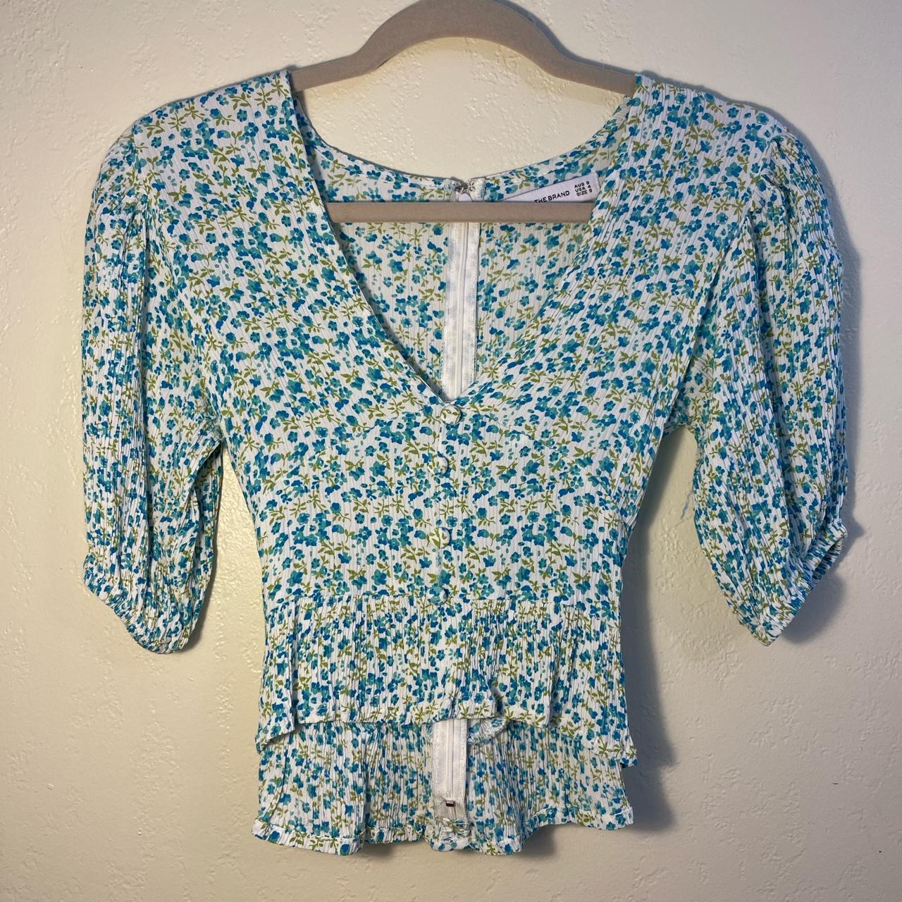 Faithful the Brand floral top Size Small, USA 4, AUS... - Depop