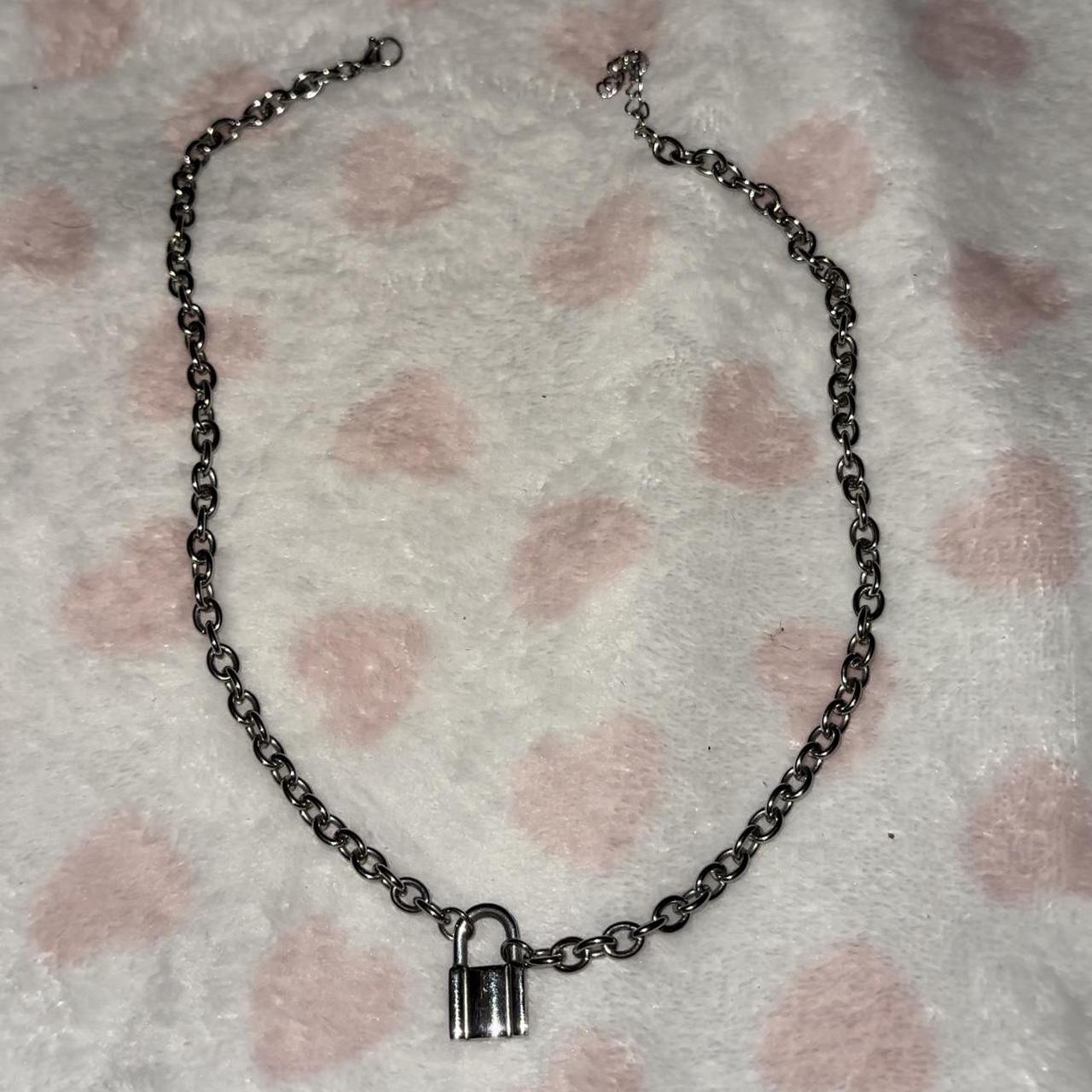 Brandy Melville lock chain... - Depop