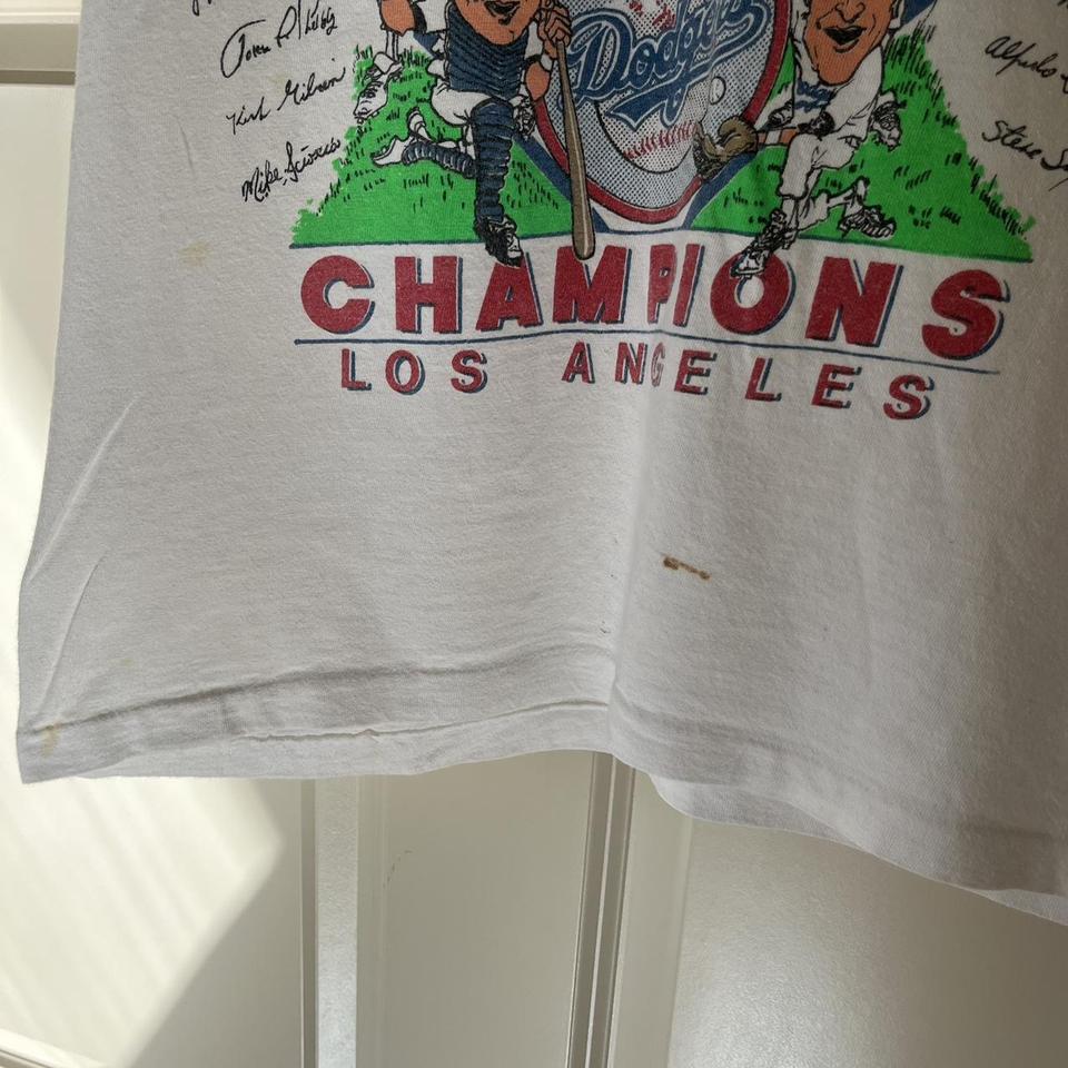 VTG 1988 LA Dodgers World Series T Shirt MADE IN - Depop