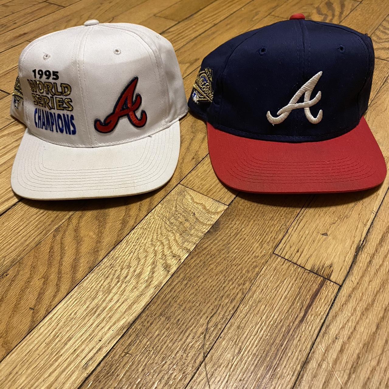 Atlanta Braves 95 World Series Champions Snapback Hat MLB