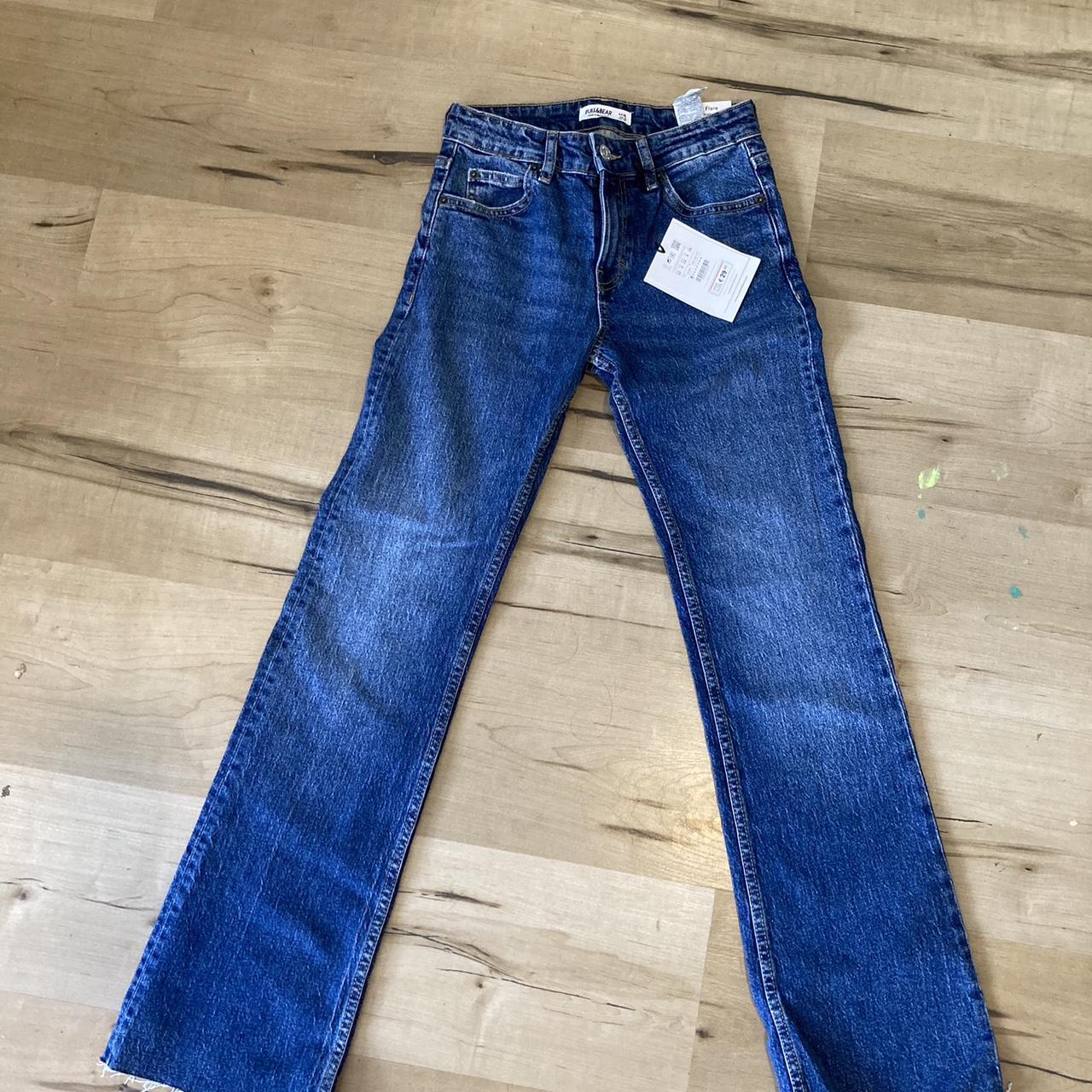 pull n bear boot leg jeans !!! never worn, rrp au... - Depop