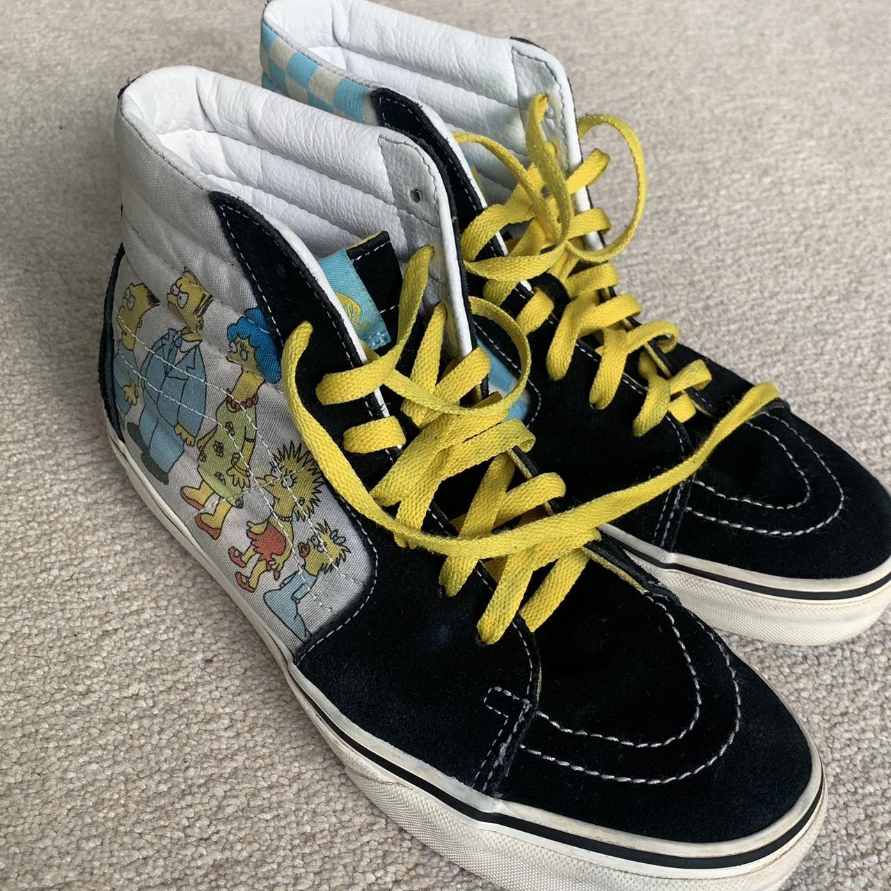 RARE SIMPSONS VANS SHOES size UK Depop