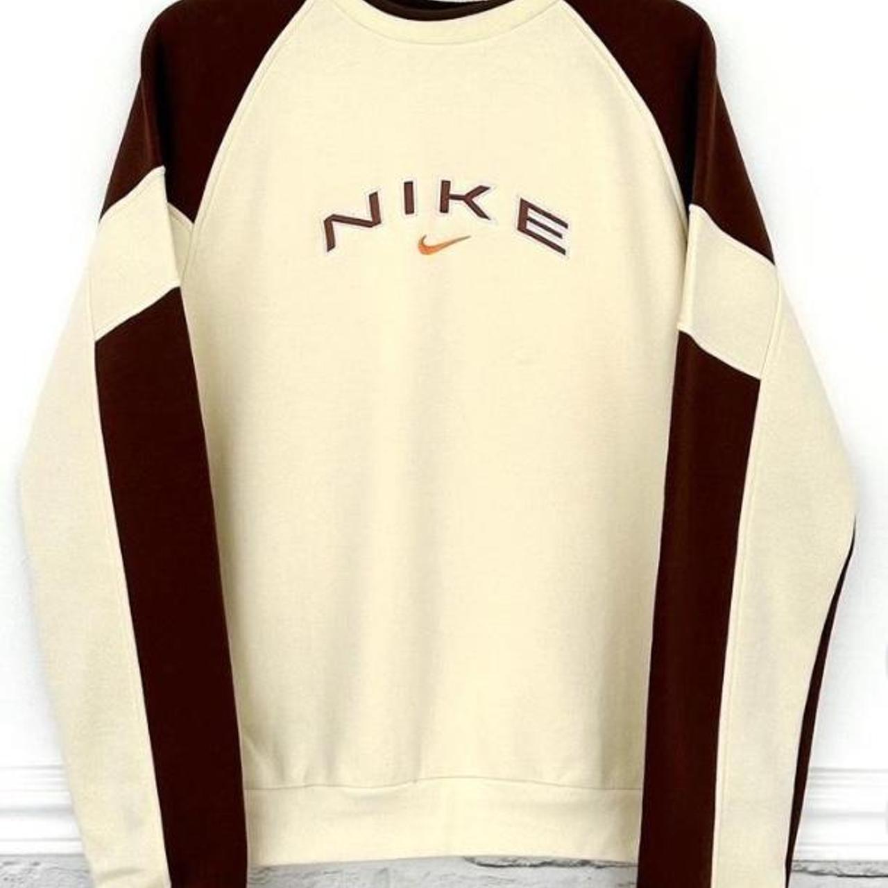 mens cream nike sweatshirt