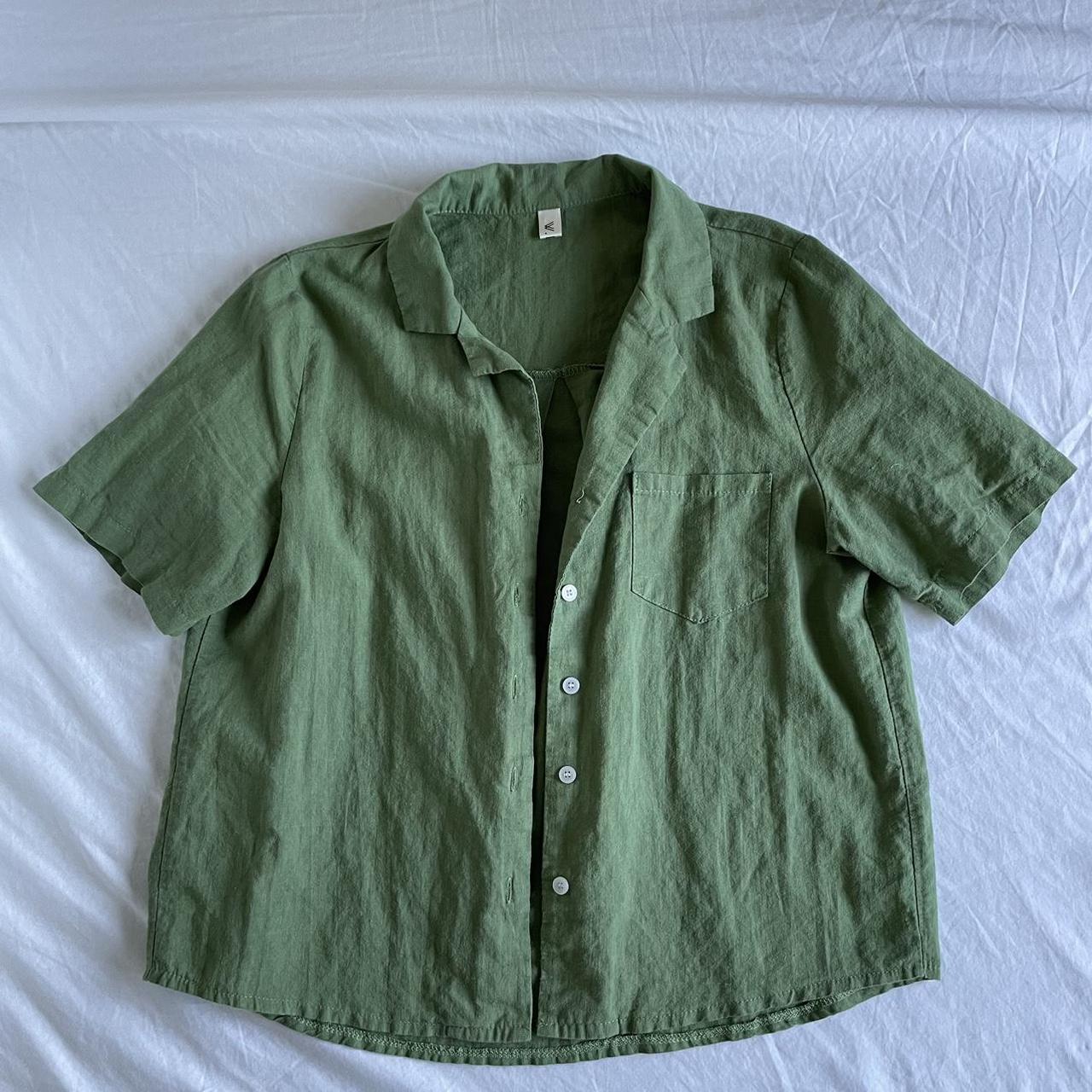 Princess Polly Women's Green Polo-shirts | Depop