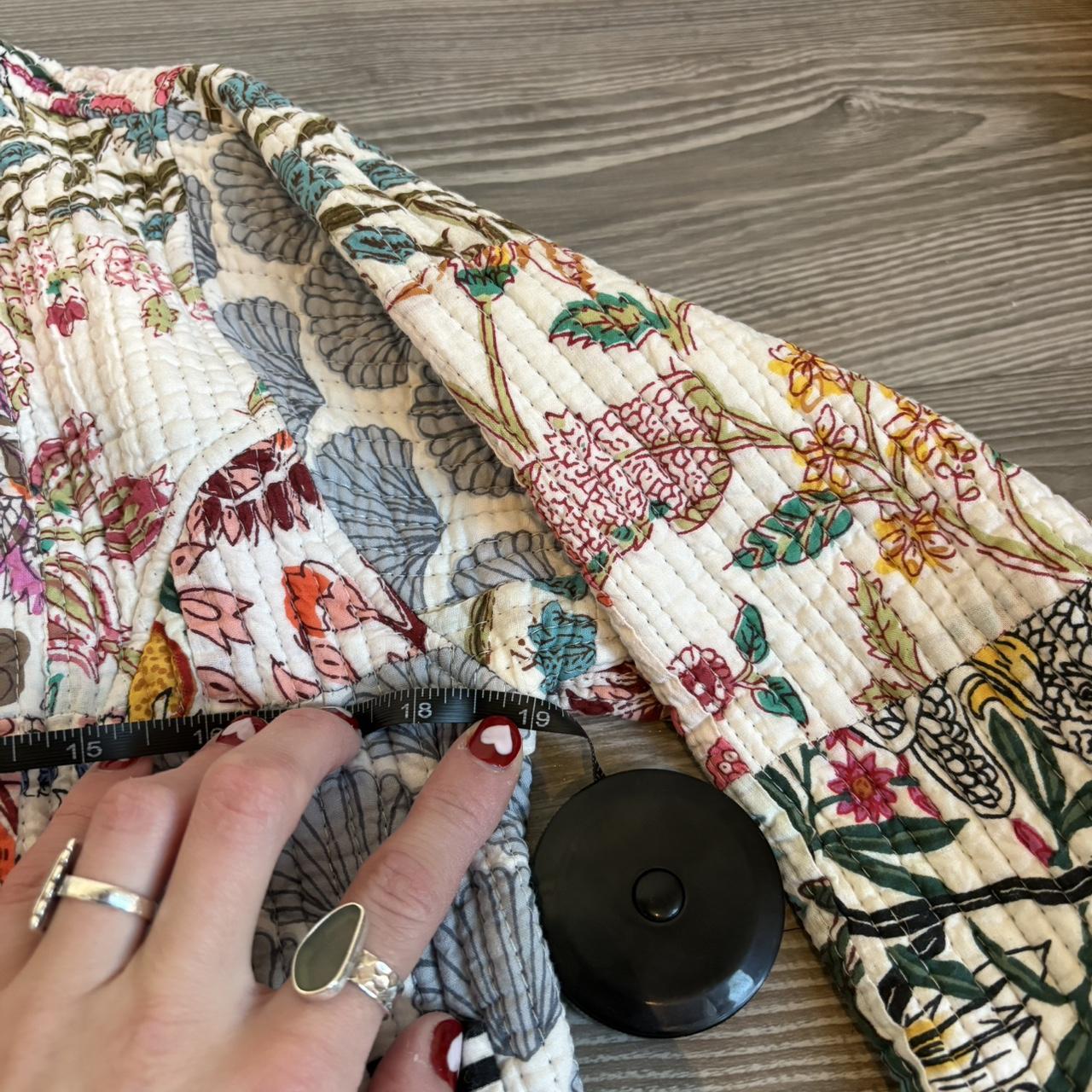 Women's Jacket - Multi - M – Patchwork Jacket Med… - image 4