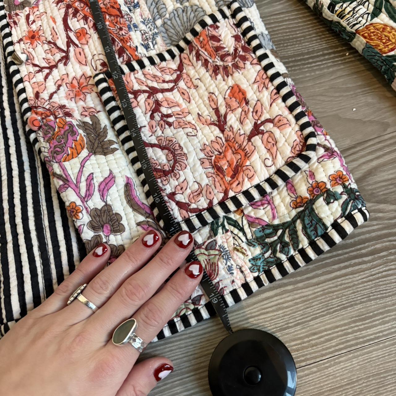 Women's Jacket - Multi - M – Patchwork Jacket Med… - image 5