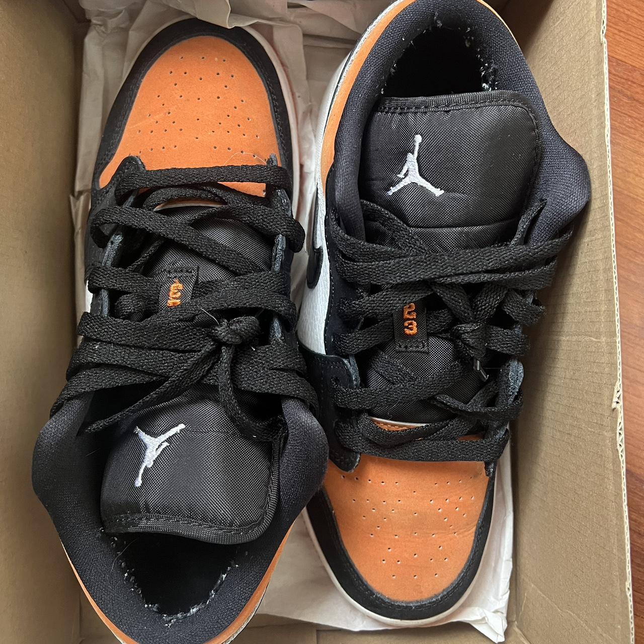 jordan 1 low shattered backboard no box womens 7.5 /... - Depop