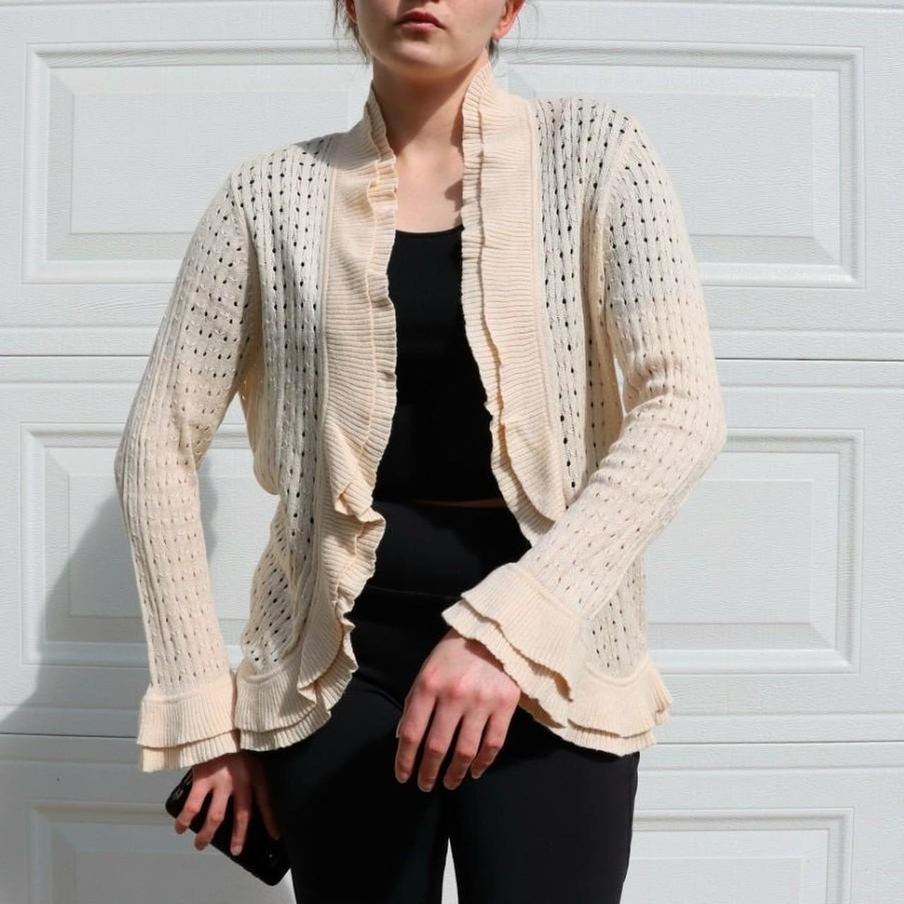 Lightweight cream cardigan hotsell