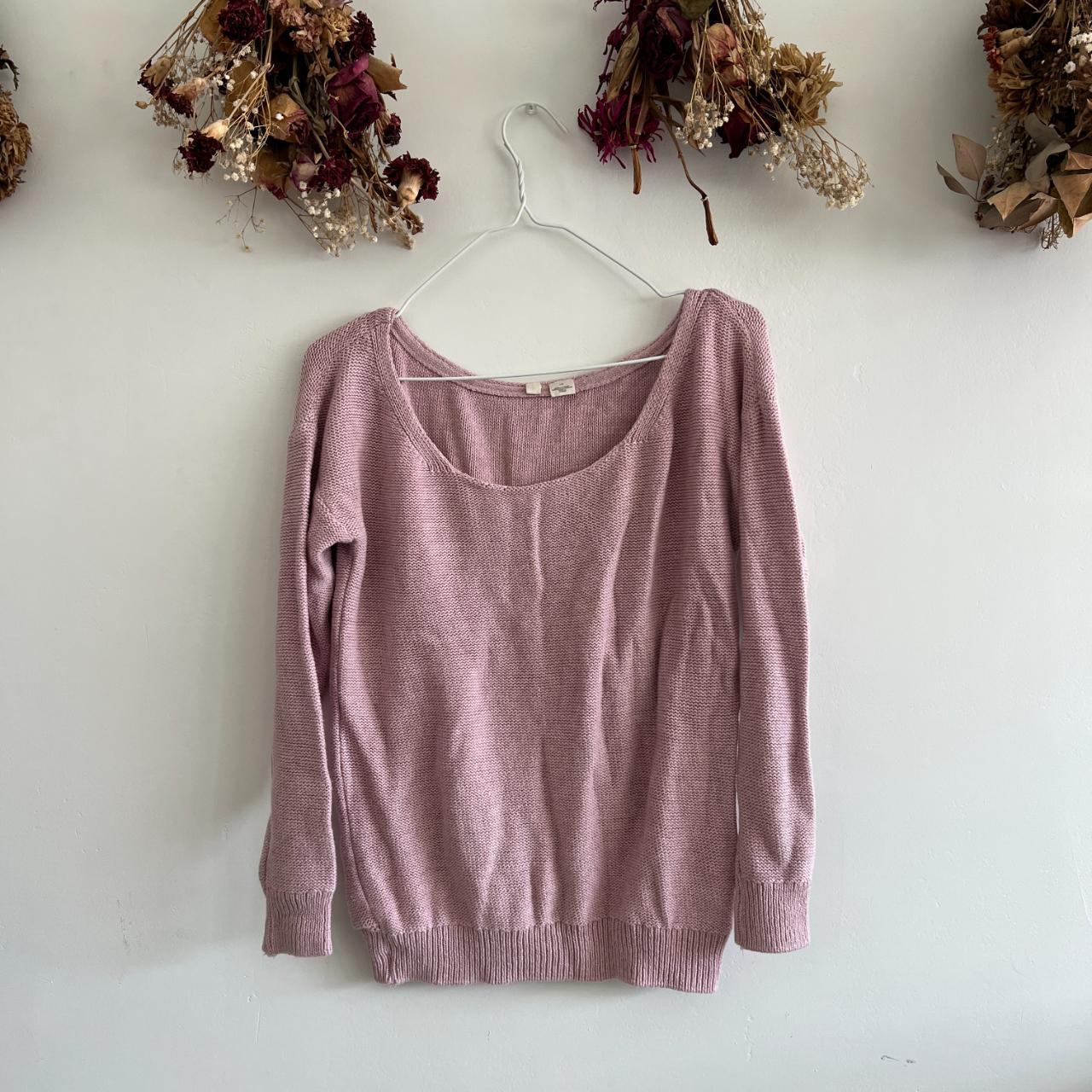 Anthropologie pink clearance sweater