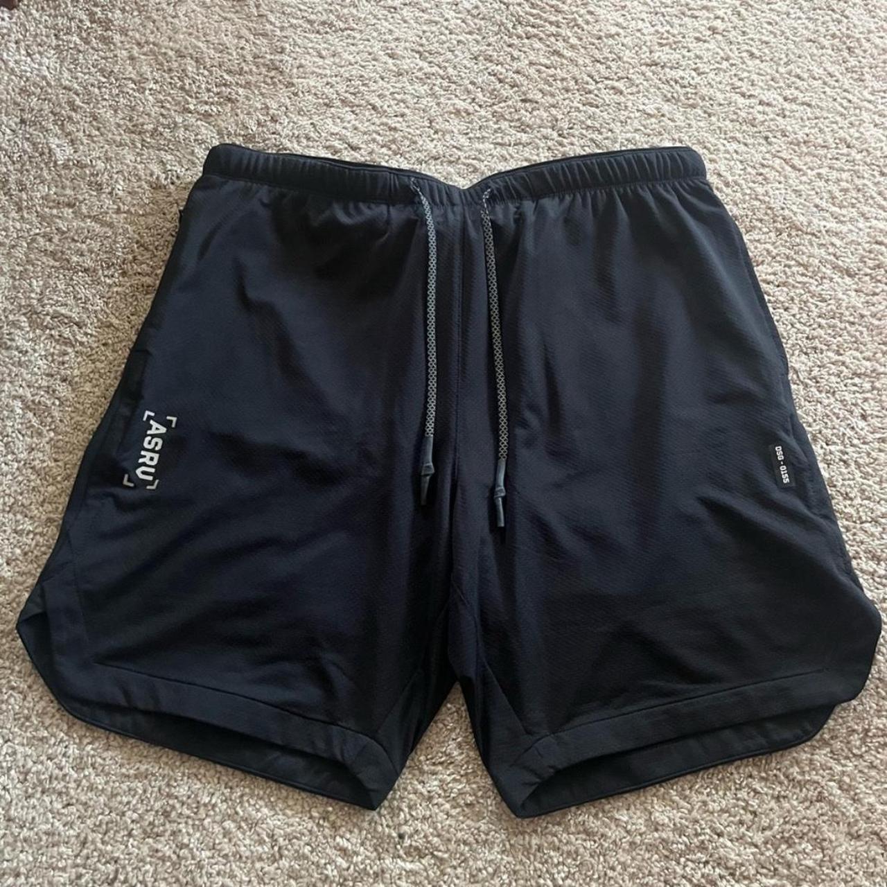 ASRV men's shorts liner black perfect condition... - Depop