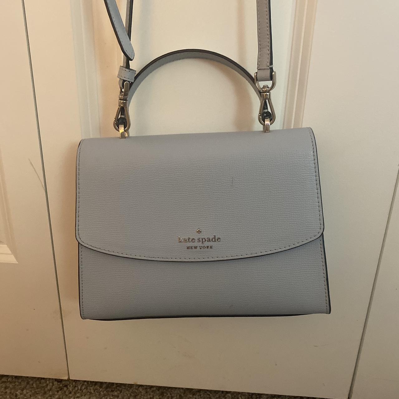 Kate Spade New York Women's Blue and Silver Bag | Depop