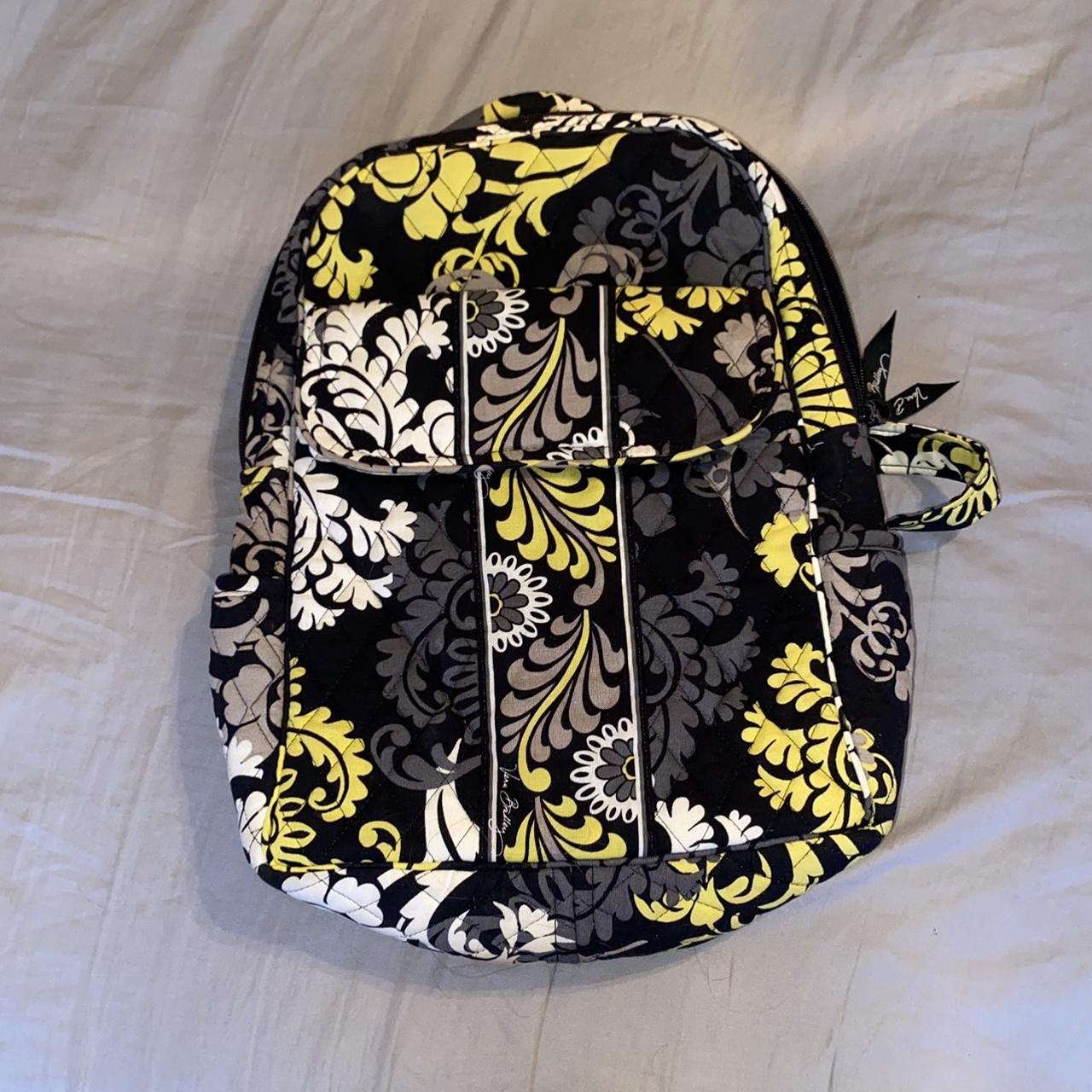 Yellow vera bradley online backpack