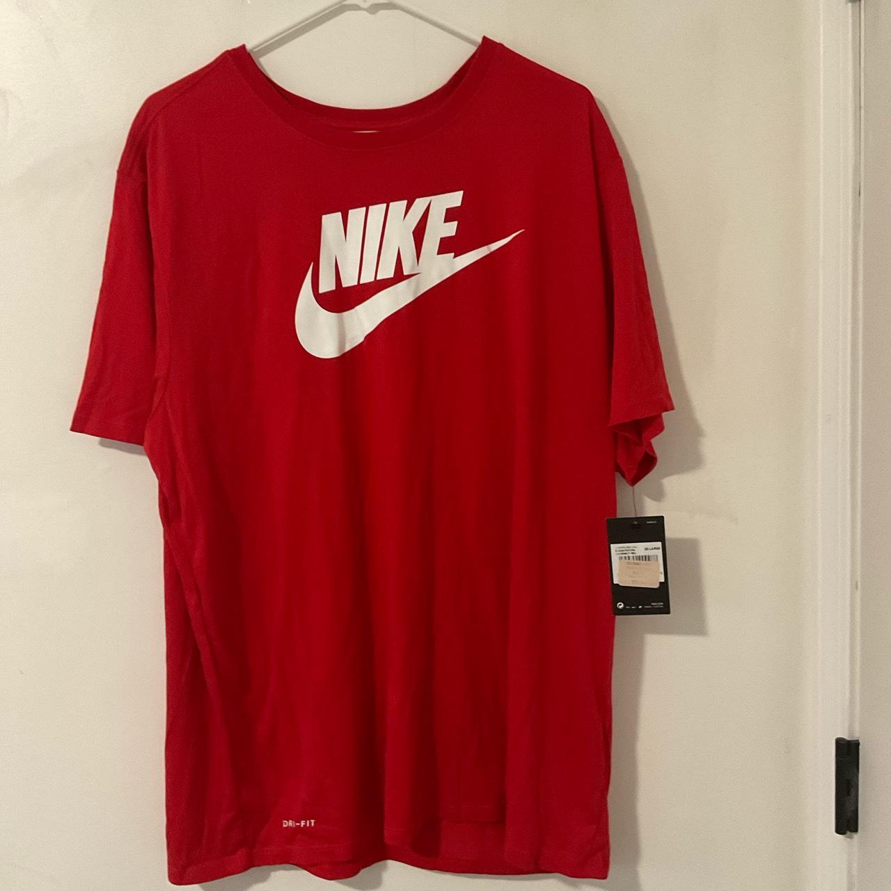 team red nike shirt