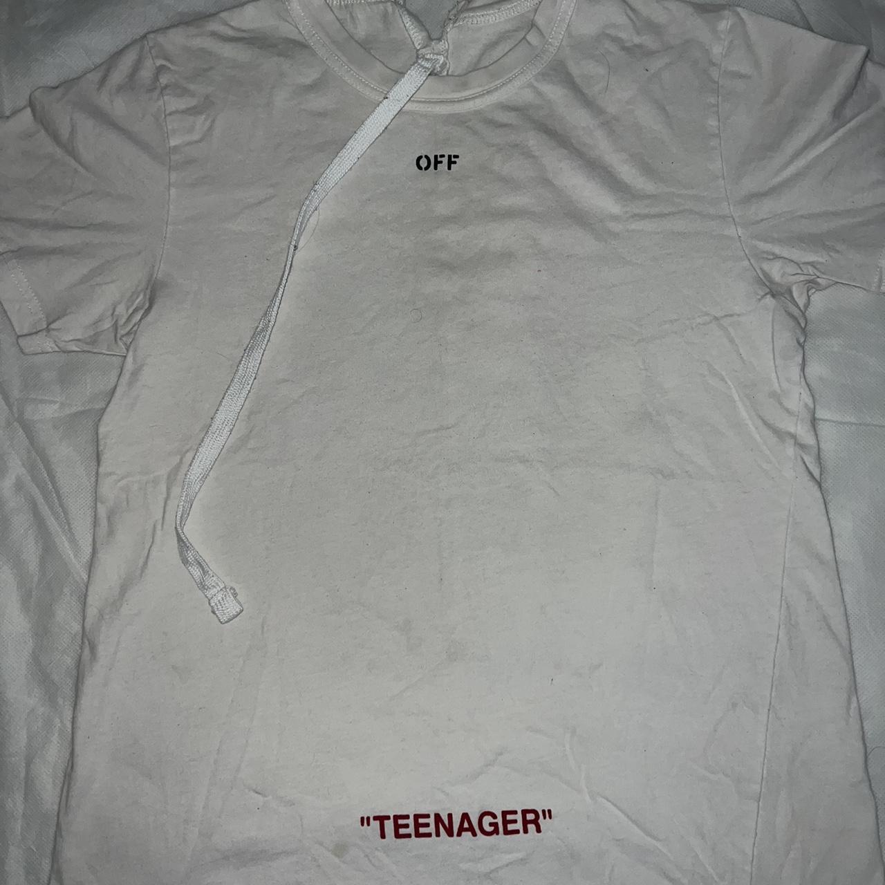 Off white teenager on sale tee