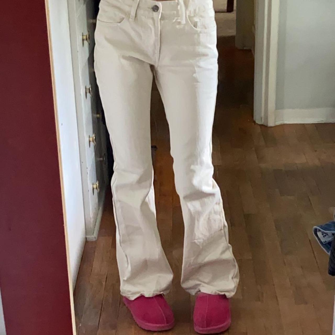 Brandy Melville Low Rise Flare Pants Size... Depop