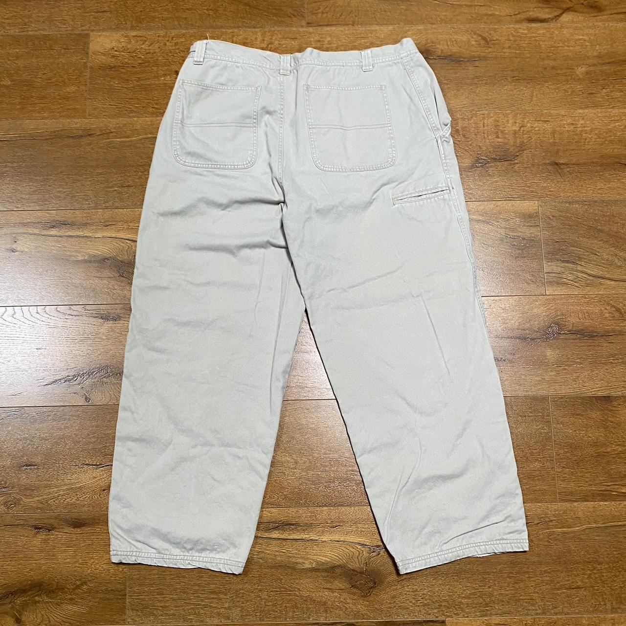 Faded Glory Men's Cream and Tan Jeans Depop