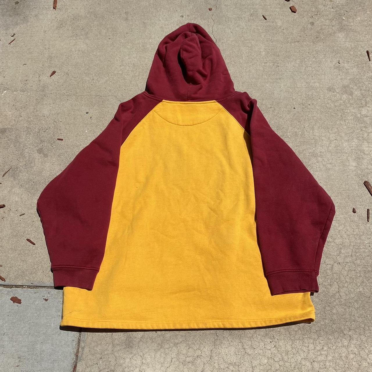 Red discount yellow hoodie