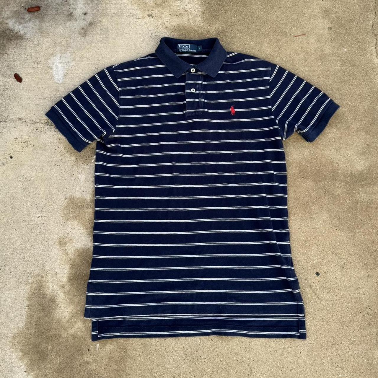 y2k Polo Ralph Lauren Striped Polo... - Depop