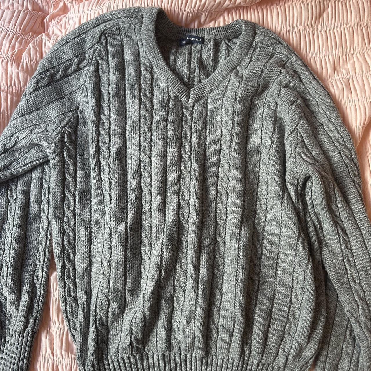 grey brandy Melville sweater Super cute for... - Depop