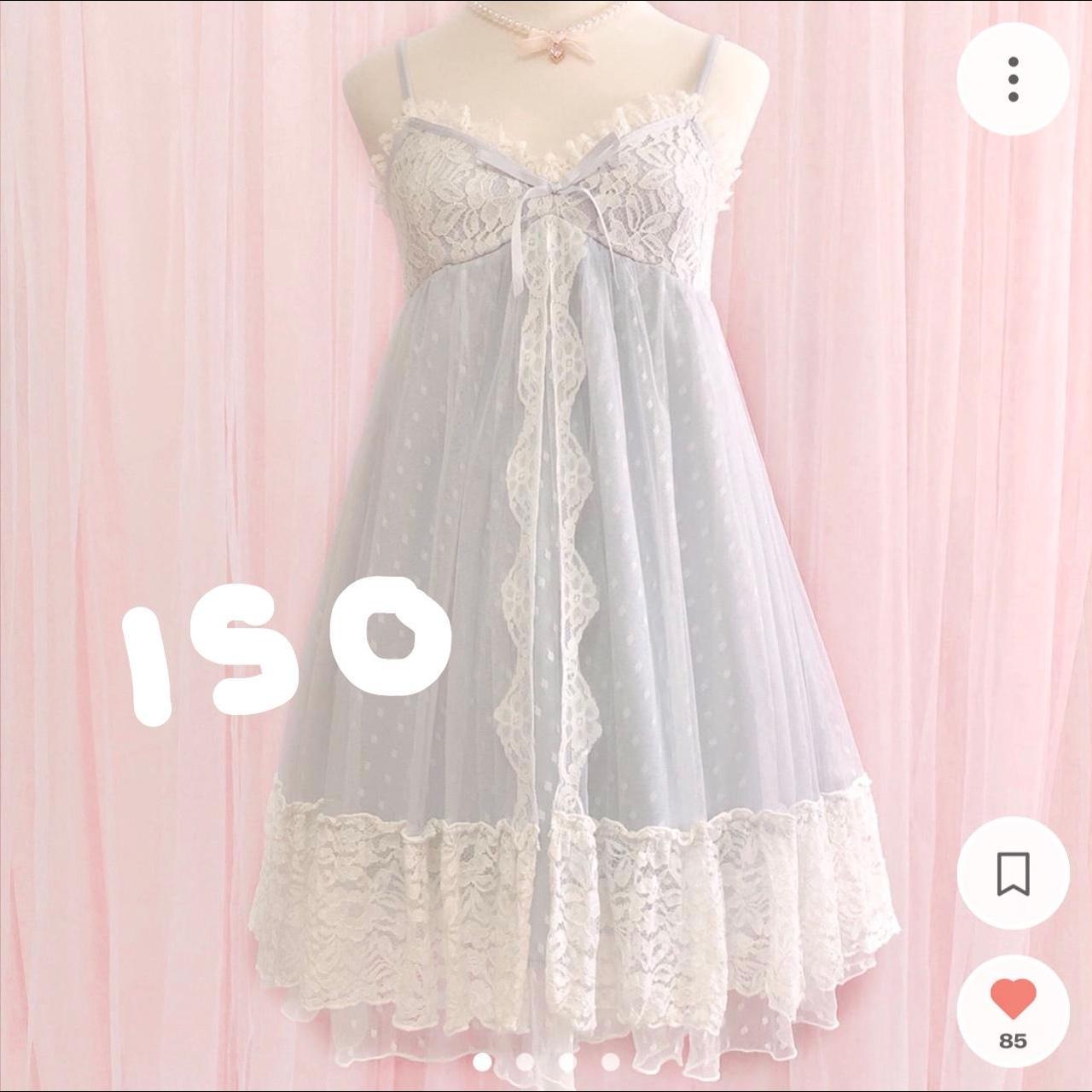 ISO Axes Femme poetique polka dot lace babydoll... Depop